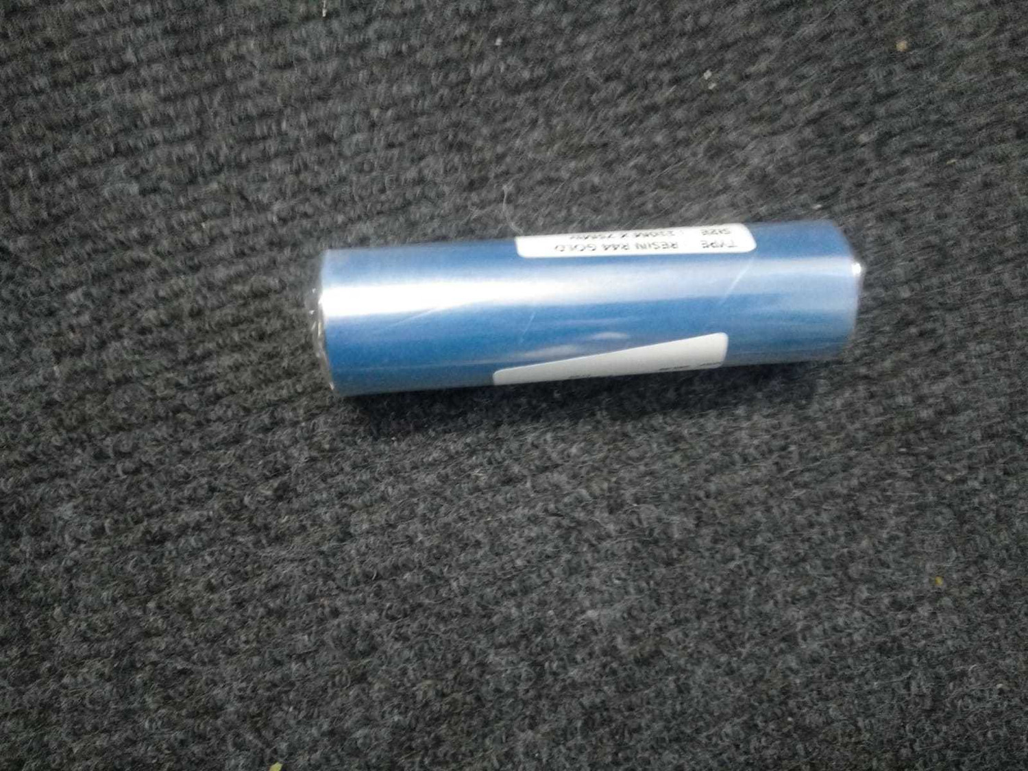 Image of Solitaire 110mmX75m Solitaire Premium Resin Ribbon, 0.5 inch core for old models of zebra thermal transfer Paper Label