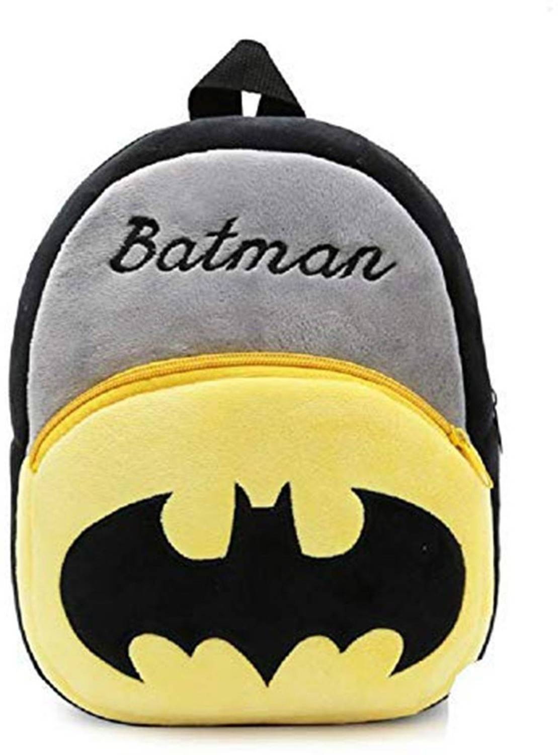 Afya Soft Toy Boy Bag Batman Plush Bag For Cute Kids 2-6 Years Plush Bag Waterproof Plush Bag
