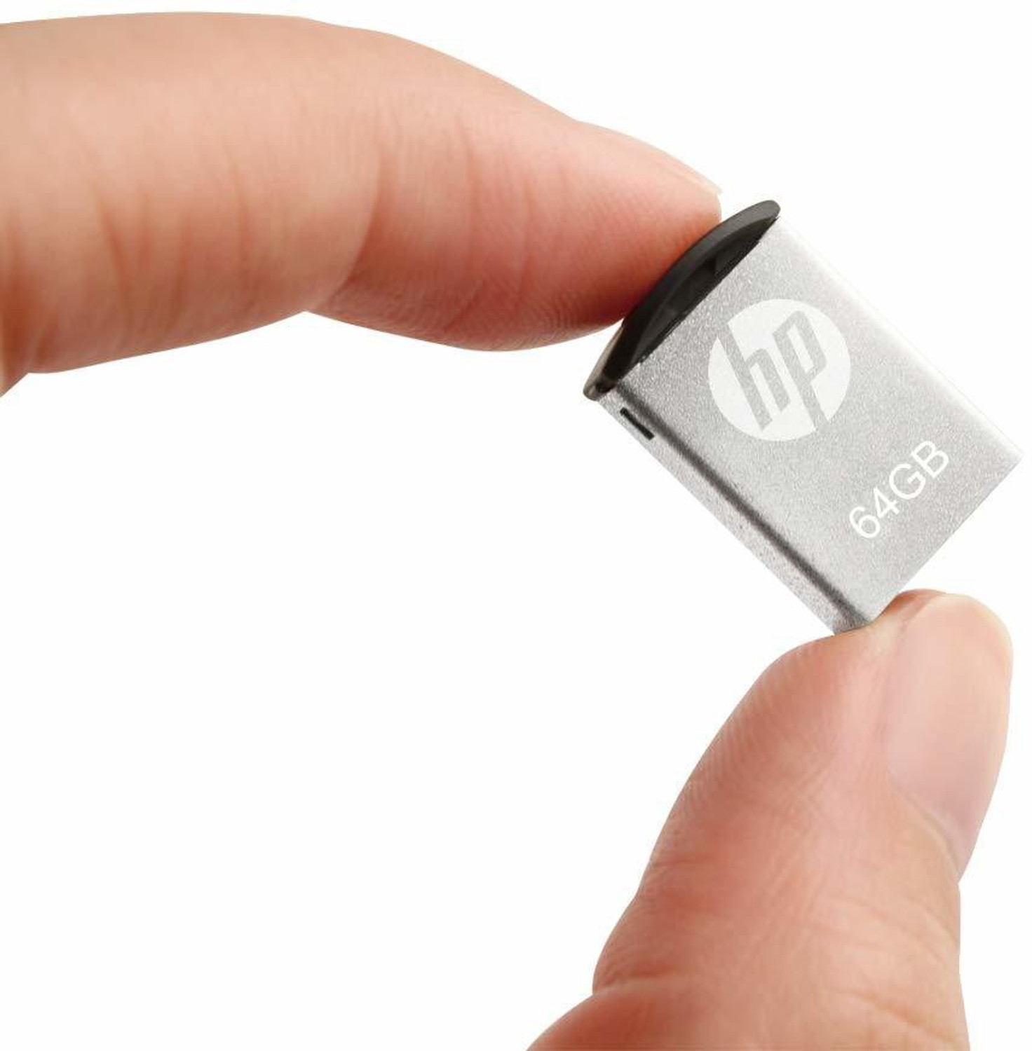 Image of HP USB 2.0 FLASH DRIVE 64GB v222w 64 GB Pen Drive Compatible with Audio Player, Desktop Computer, Laptop, Television USB 2.0 Metal Case