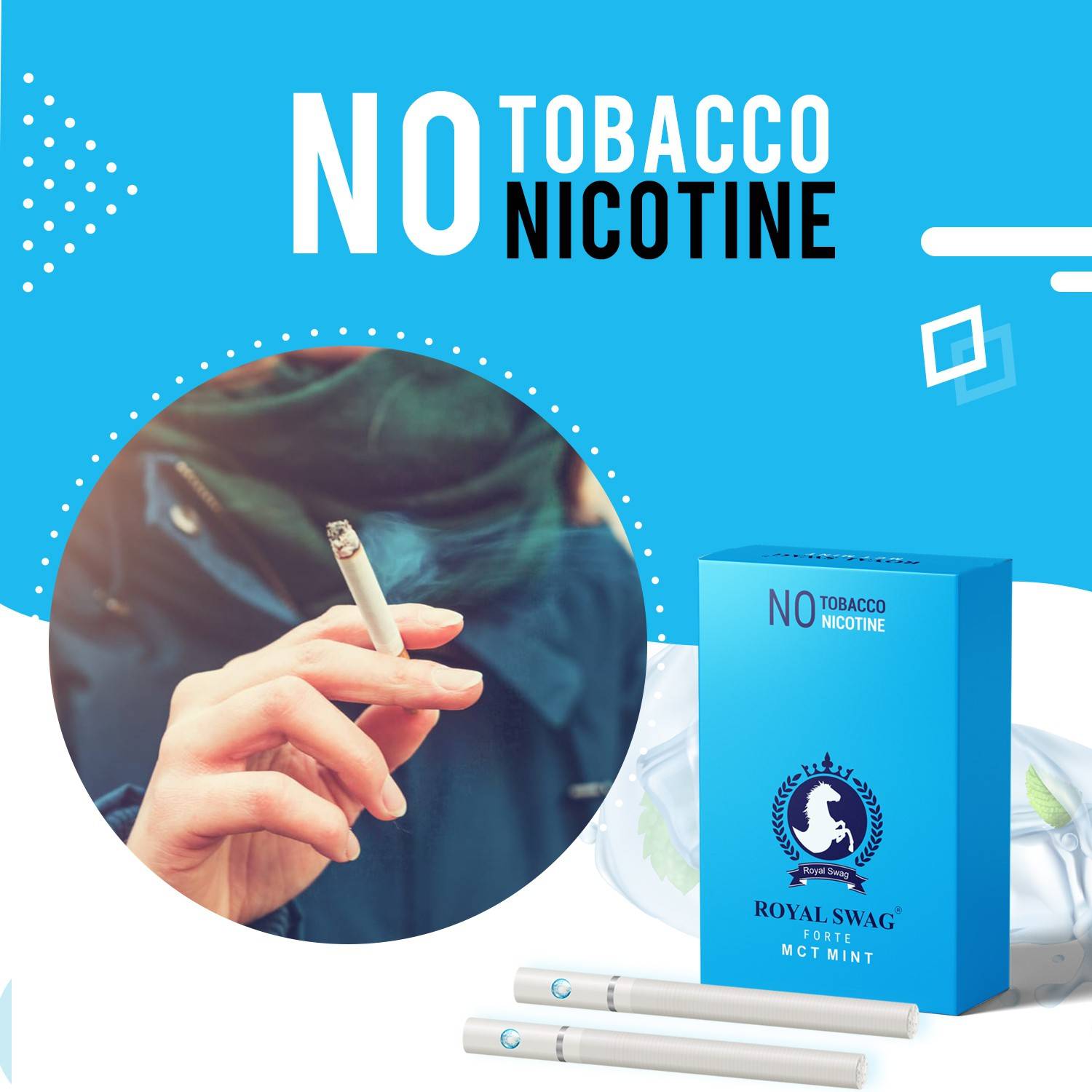no tobacco cigarettes Smoking No Label Prohib-592-SYM-Clear Tobacco Free Campus No Additives