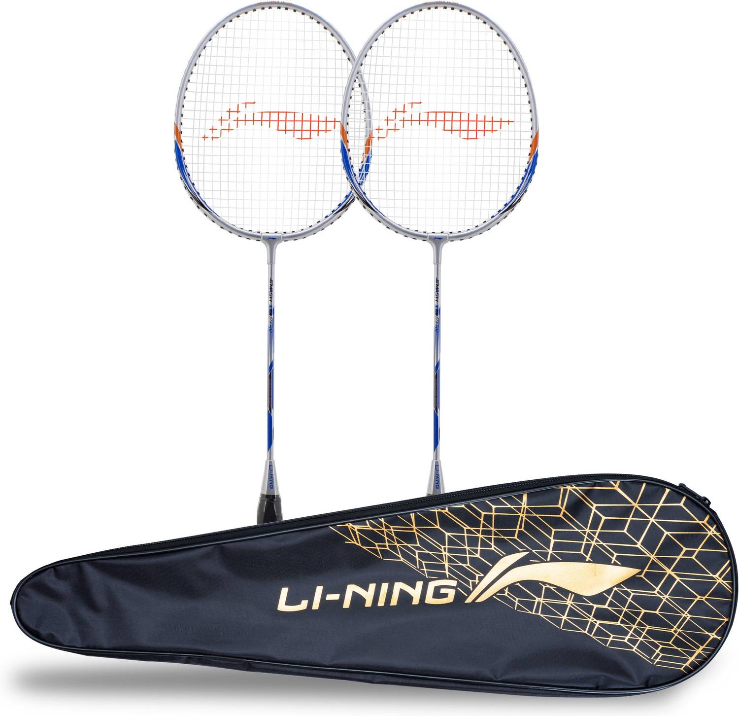 LI-NING Smash XP 80 IV Badminton Racket (Set of 2 + 1 Pack of 2 - Image 1