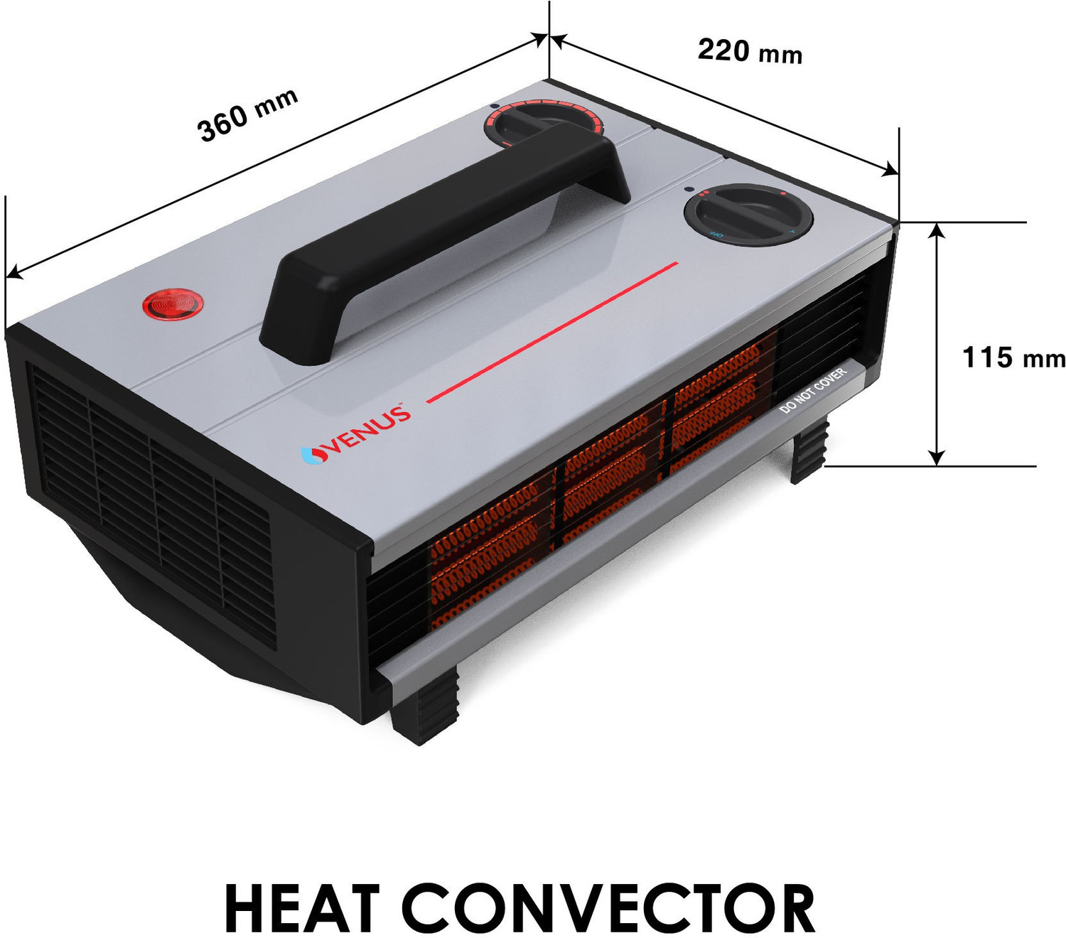 Image of Venus HC2000 Heat Convector Fan Room Heater