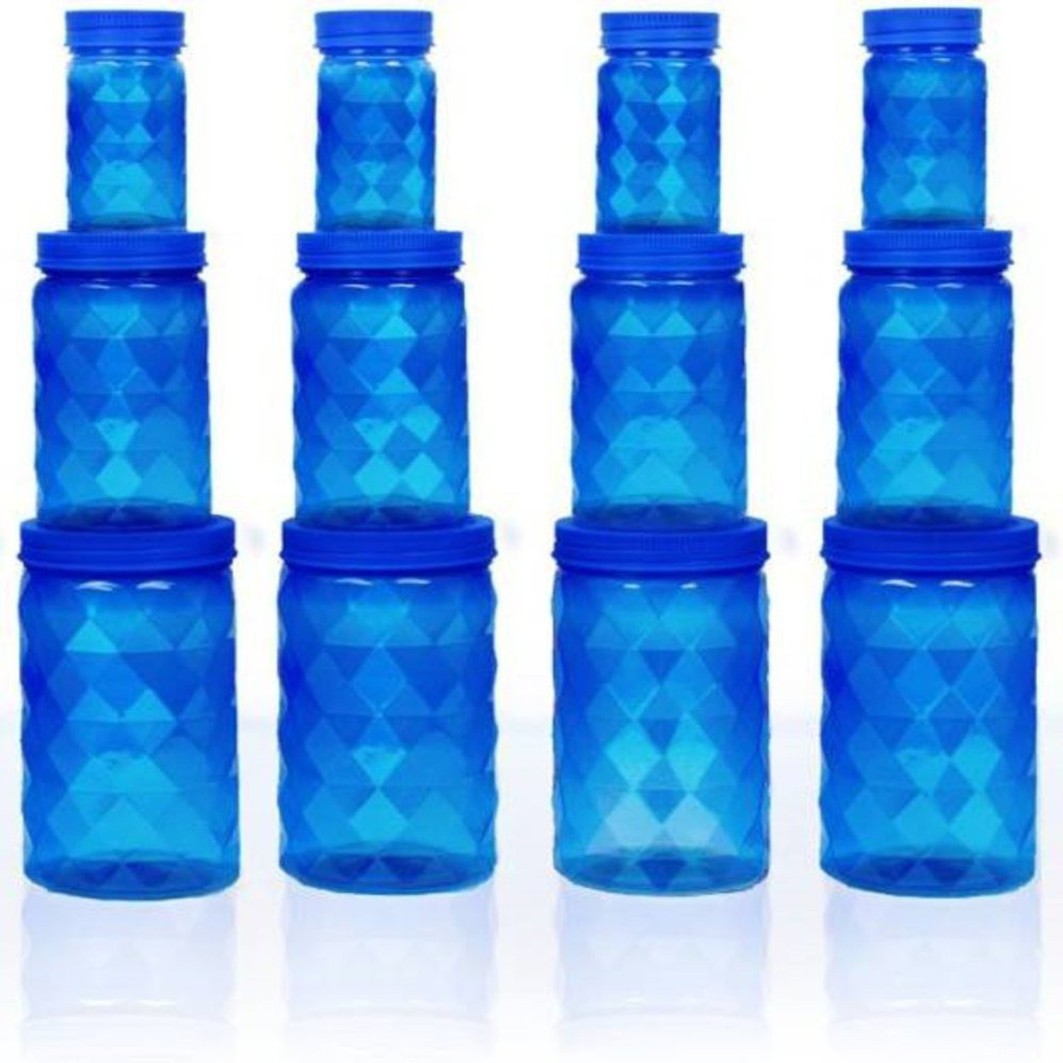 Image of Flipkart SmartBuy Plastic Grocery Container - 1500 ml, 750 ml, 250 ml