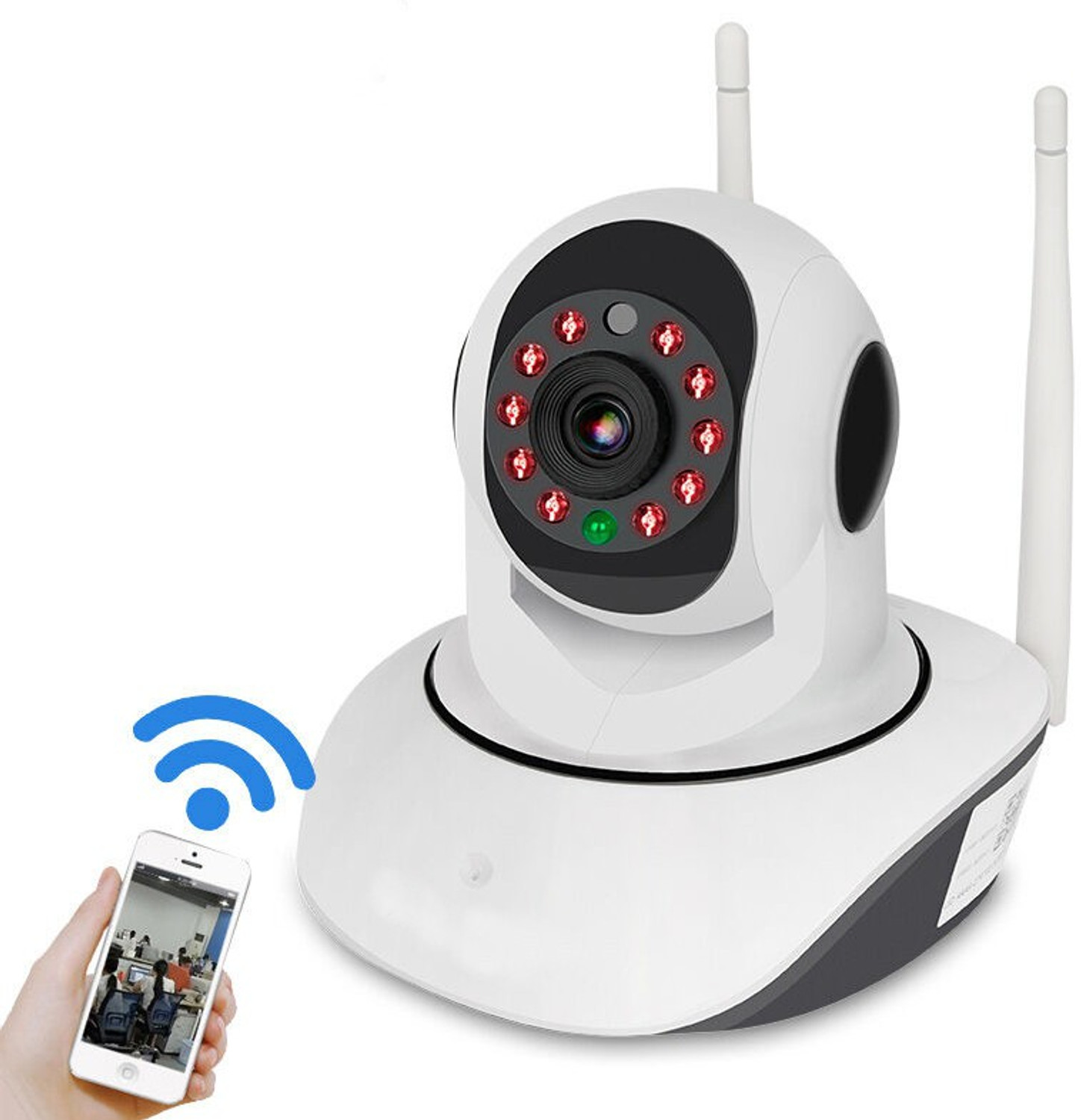 Image of SNARIOVSN V380 Pro HD 1080P Wireless WiFi with 2 Way Audio and Upto 64 GB SD Card Support Security Camera