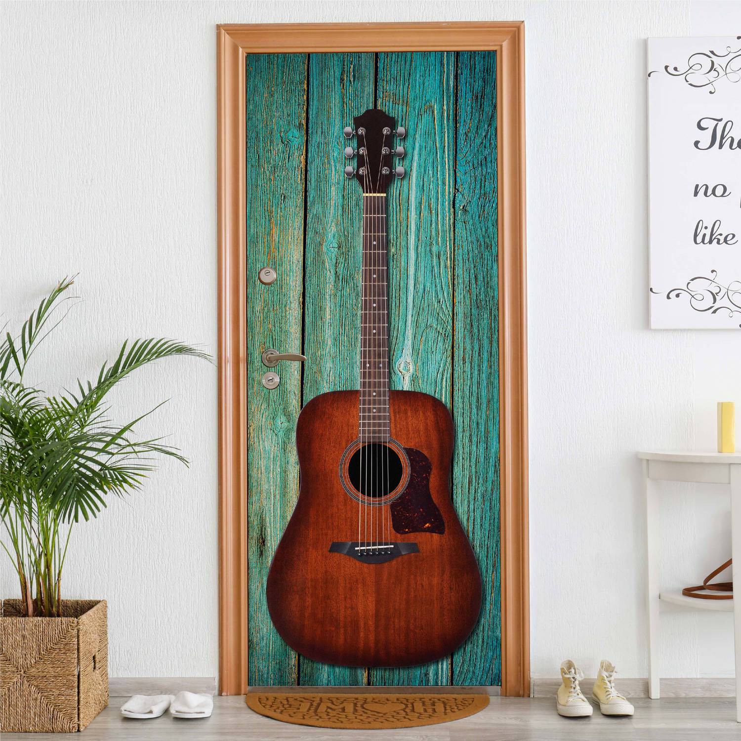 Asian Paints EzyCR8 213 cm x 84 cm Waterproof Music & Musical Instruments Vinyl Wallpaper