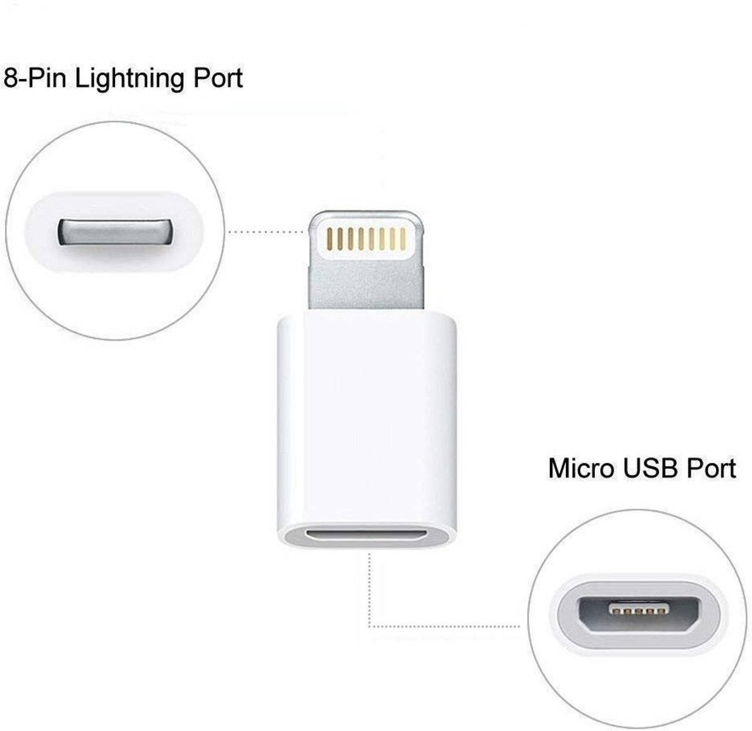 99Gems MICRO USB TO LIGHTNING CHARGING ADAPTER Wire Connector
