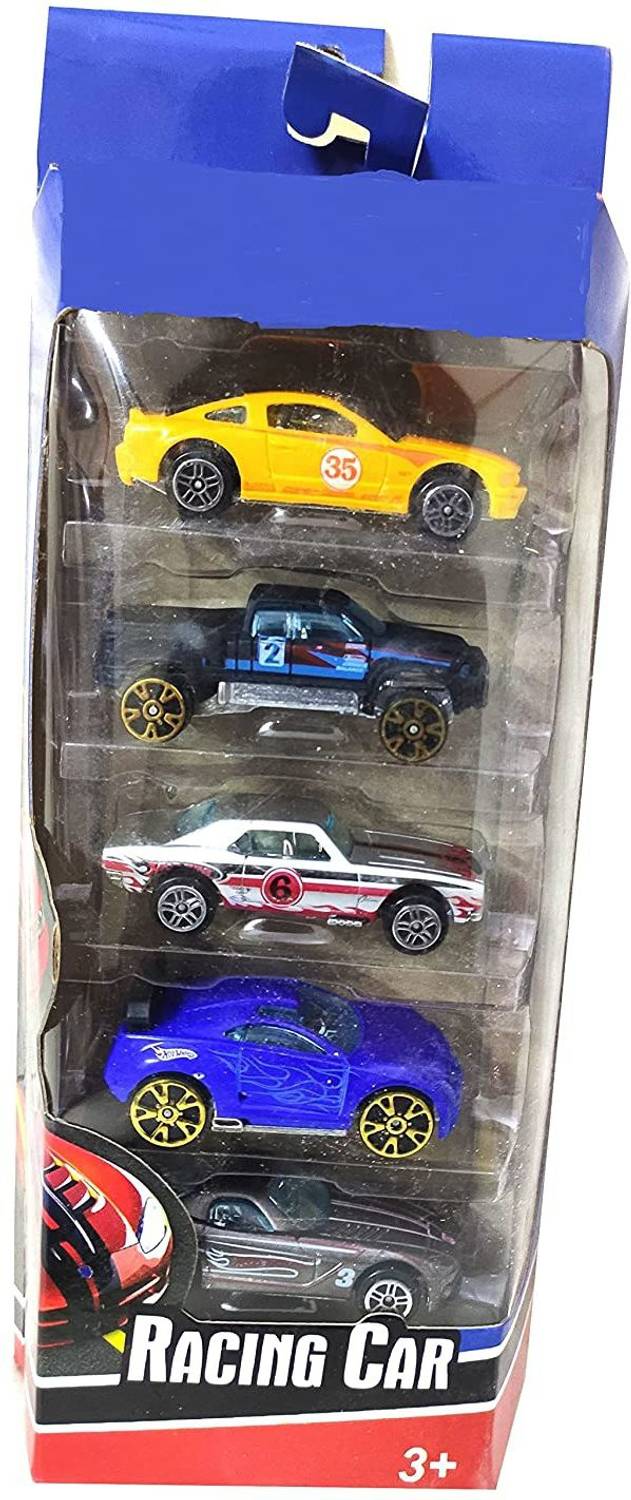 Cabin Hut Super Racing Figure DIE CAST HOTT Metal Metal Cars Set for Kids | Car Gift for Boys and Girls |Trending car Free Wheels Set for Kids Famous Gift (Multicolor ) | Racing Cars (Multicolor, Pack of: 5)