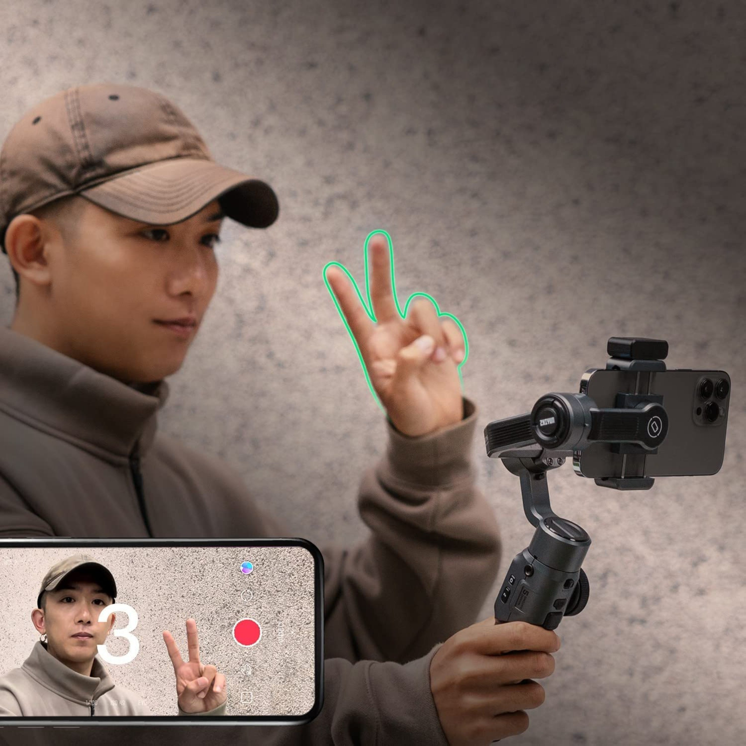 Image of Zhiyun Smooth 5 3 Axis Gimbal for Mobile