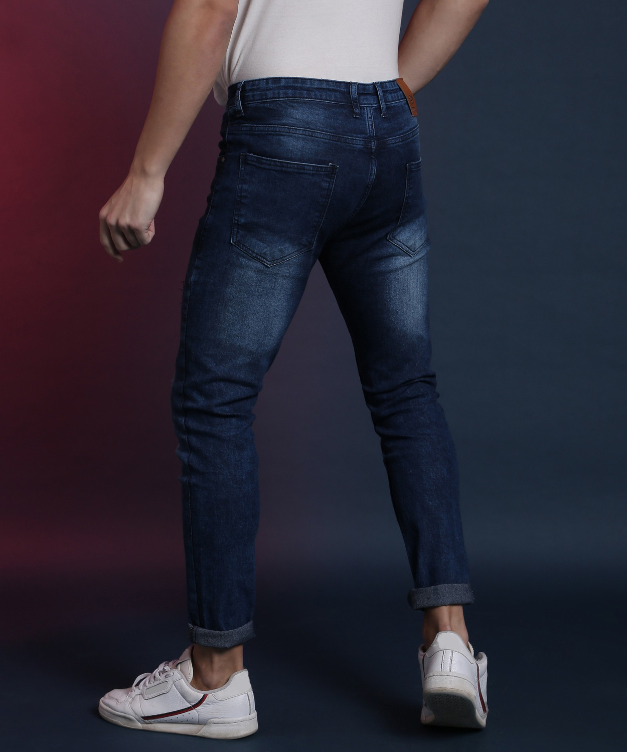 Image of CAMPUS SUTRA Regular Men Blue Jeans