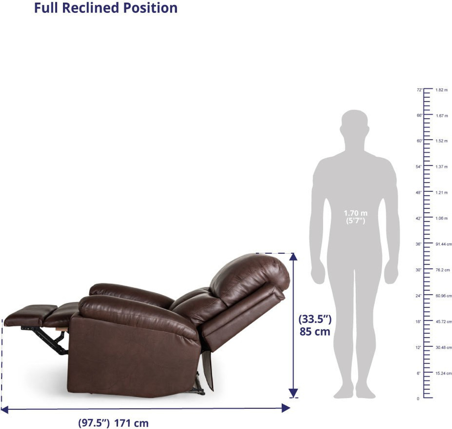 Image of Wakefit Stargazer Leatherette Manual Swivel & Rocker Recliner