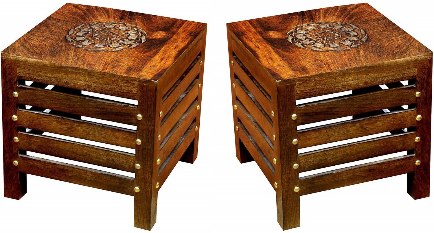 Smarts collection Wooden Stools for Living Room, Sitting Chair fo