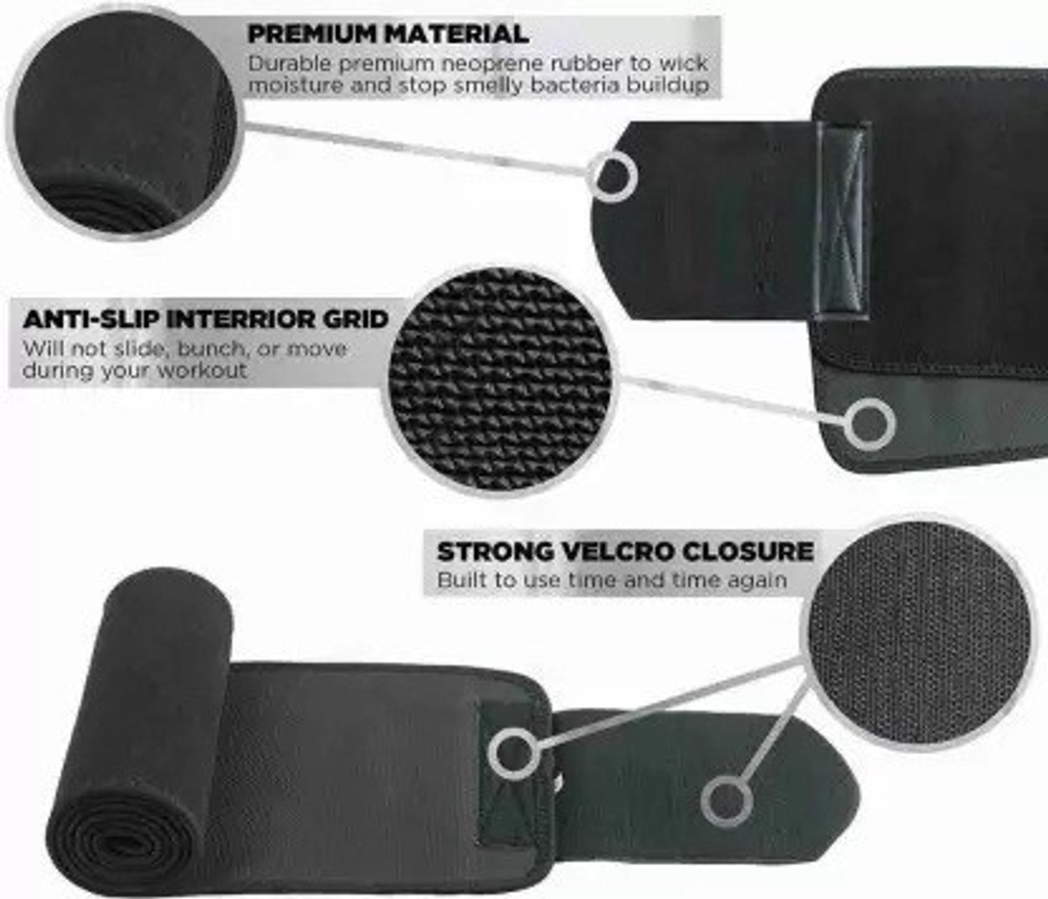 Image of Fitty Super Sweat Men Waist Slimming Belt Trimmer Belly Burner Weight Loss Slimming Belt