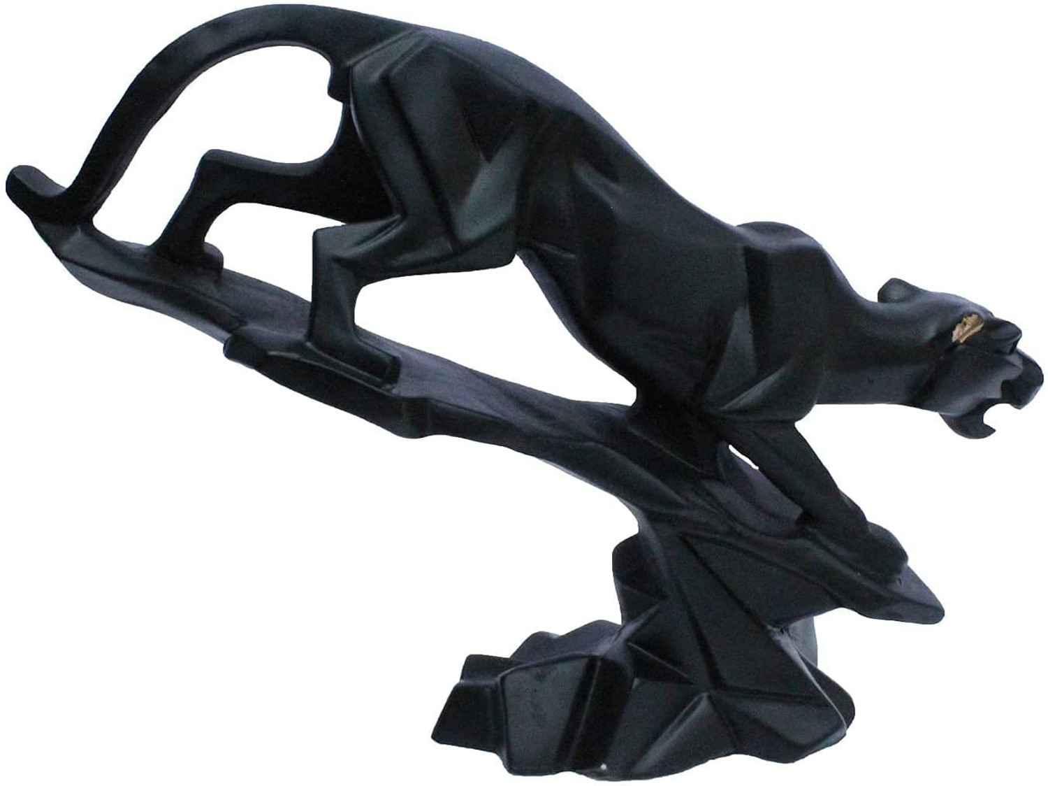Image of Flipkart SmartBuy Handcrafted Black Resin Panther Showpiece for Home Decor Decorative Showpiece - 20 cm (Polyresin, Black)
