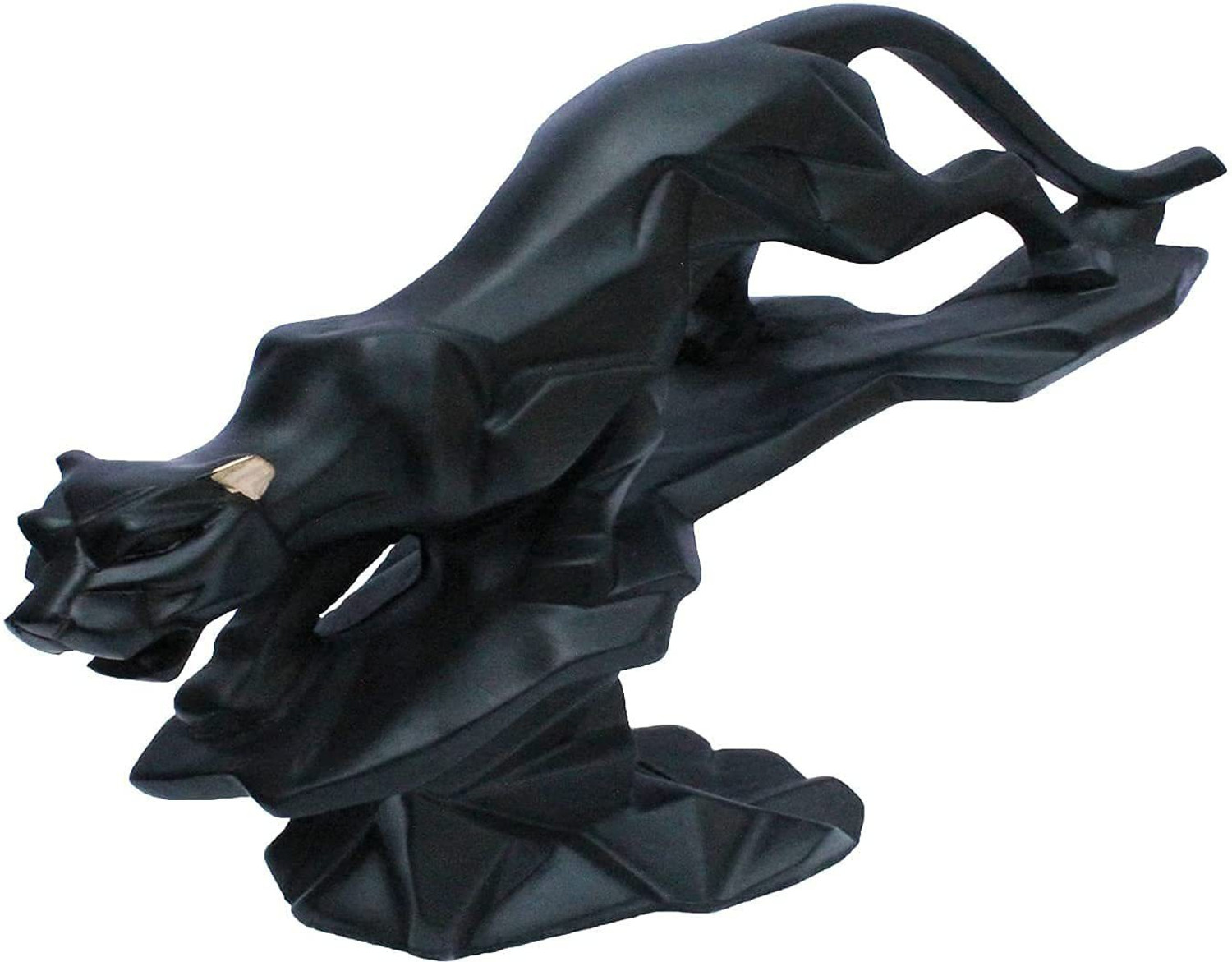Image of Flipkart SmartBuy Handcrafted Black Resin Panther Showpiece for Home Decor Decorative Showpiece - 20 cm (Polyresin, Black)