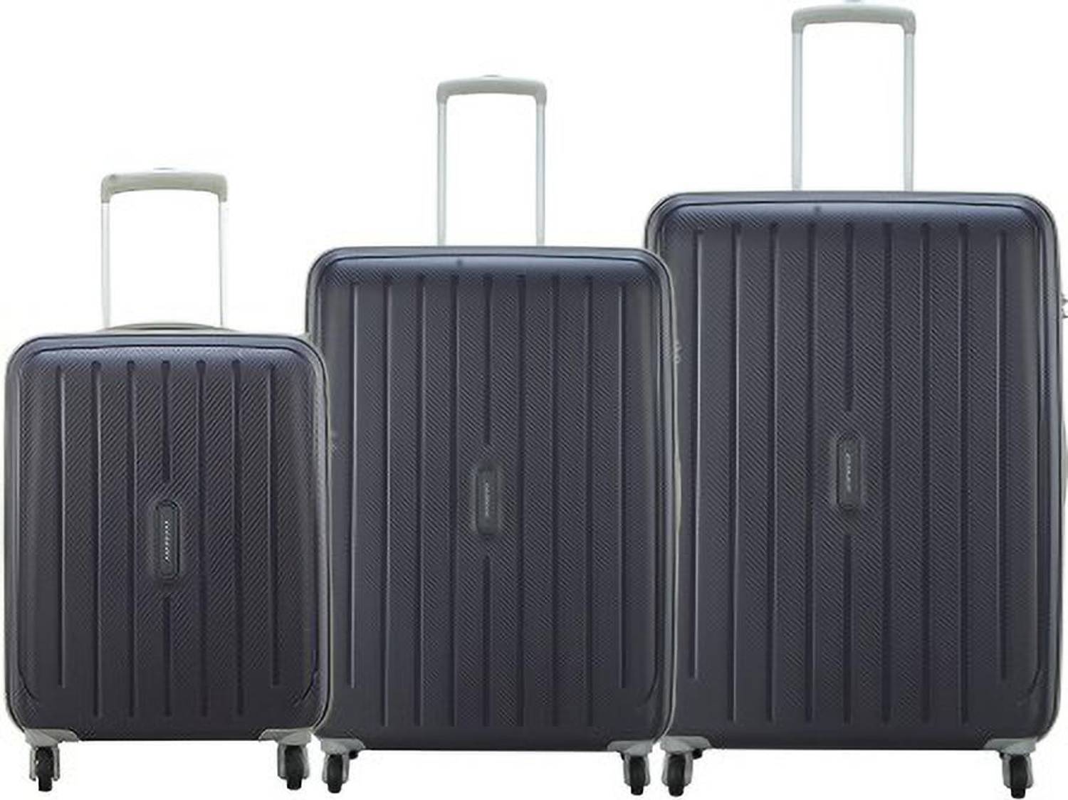ARISTOCRAT Photon Set of 3 (Small 55cm | Medium 64cm | Large 75cm) - Trolley Bag Cabin & Check-in Set 4 Wheels - 28 inch