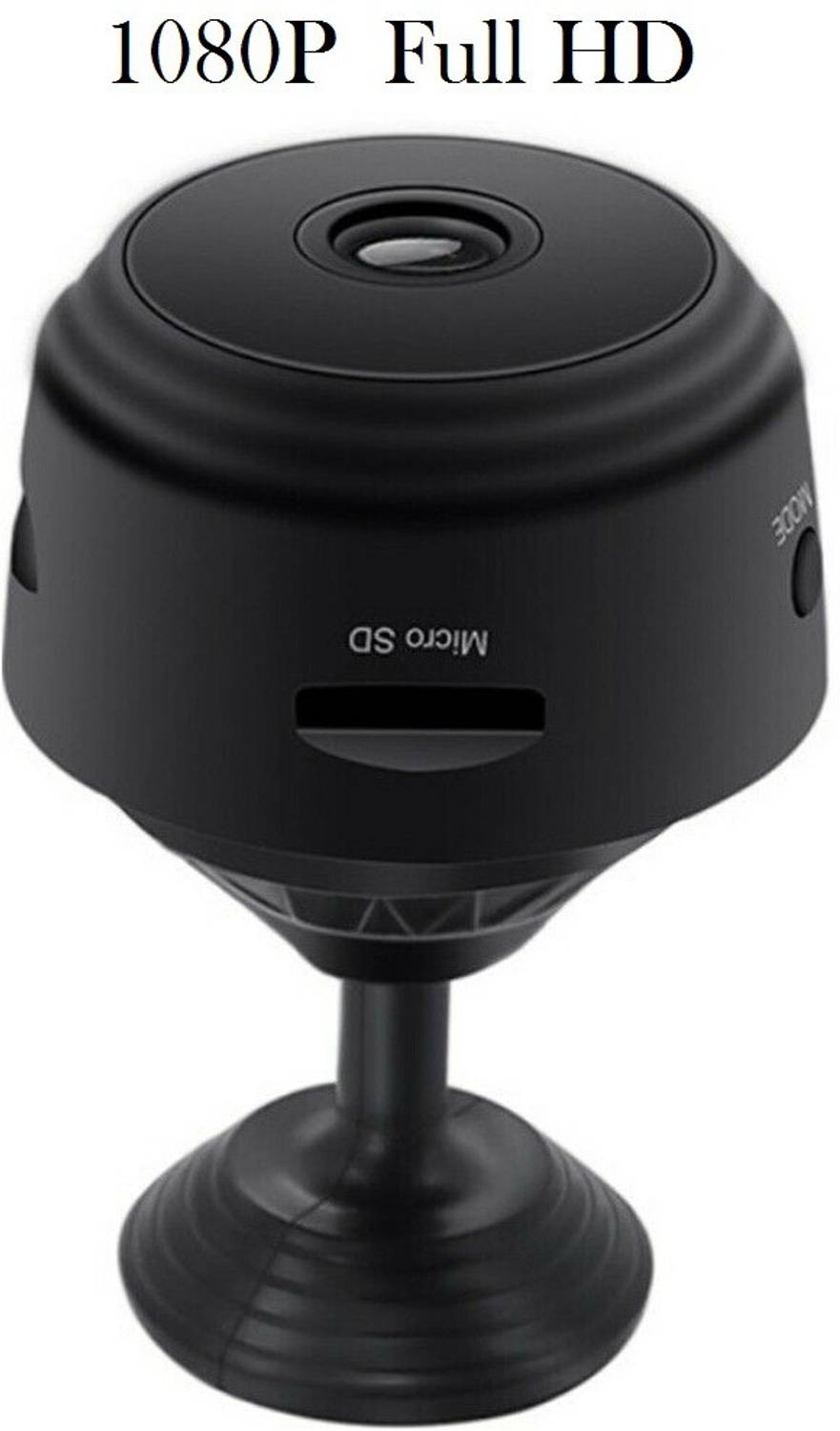 SIOVS Mini WiFi Spy IP Hidden Wireless 1080p Full HD Ready CCTV Security with Motion Detection/Night Vision Built-in Battery Supports 64GB SD Card Security Camera