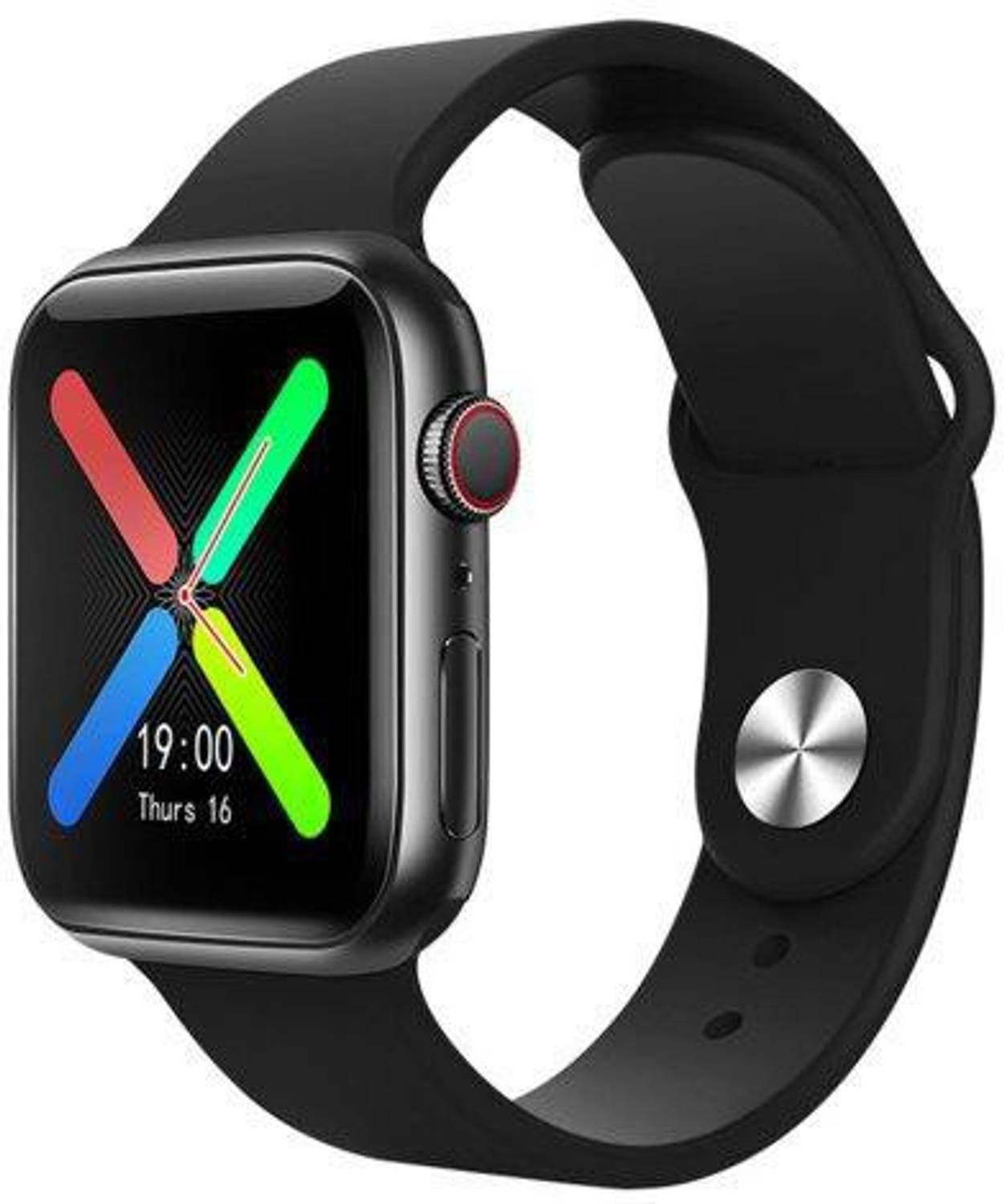 Viraan T500 Plus Watch Multi-function Fitness Smartwatch (Black S