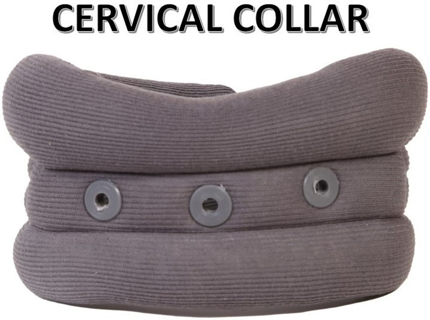 Image of ORANCLE CARE Adjustable Soft Cervical Collar for Extra Support & Relieves Pain in Neck (GREY) Neck Support