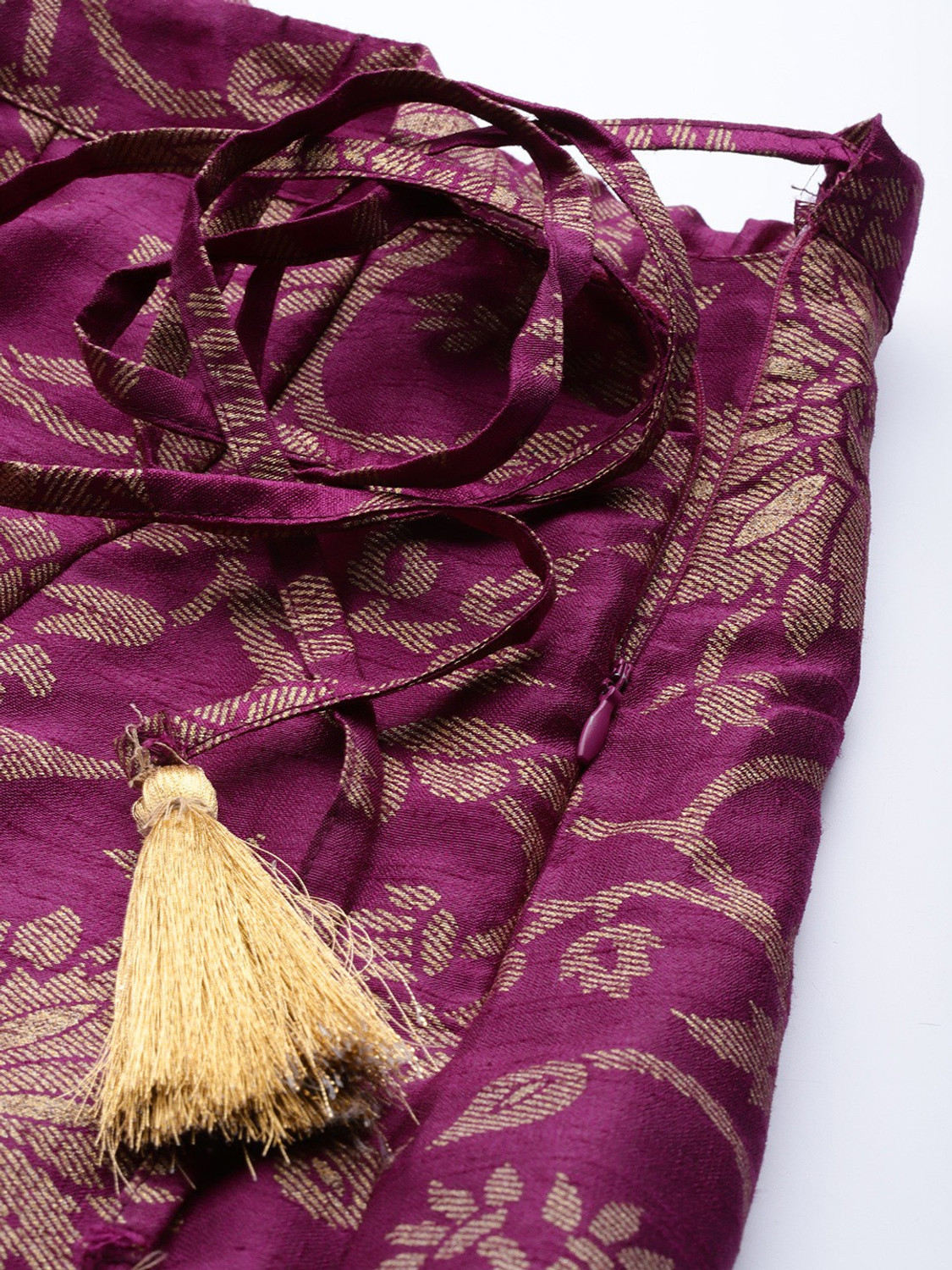 Image of Shae by SASSAFRAS Woven Women Flared Purple Skirt