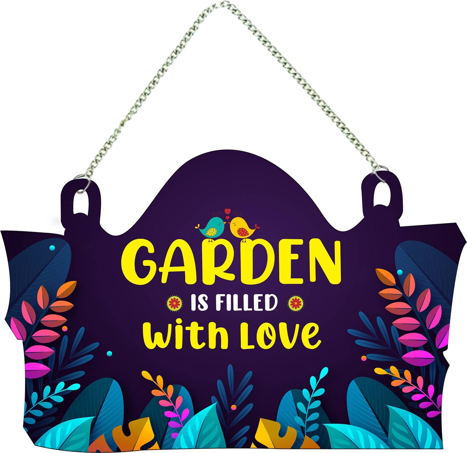 Artvibes Garden Quotes Decorative Wooden Wall Hanging for House Decor Item (WH_3707N)