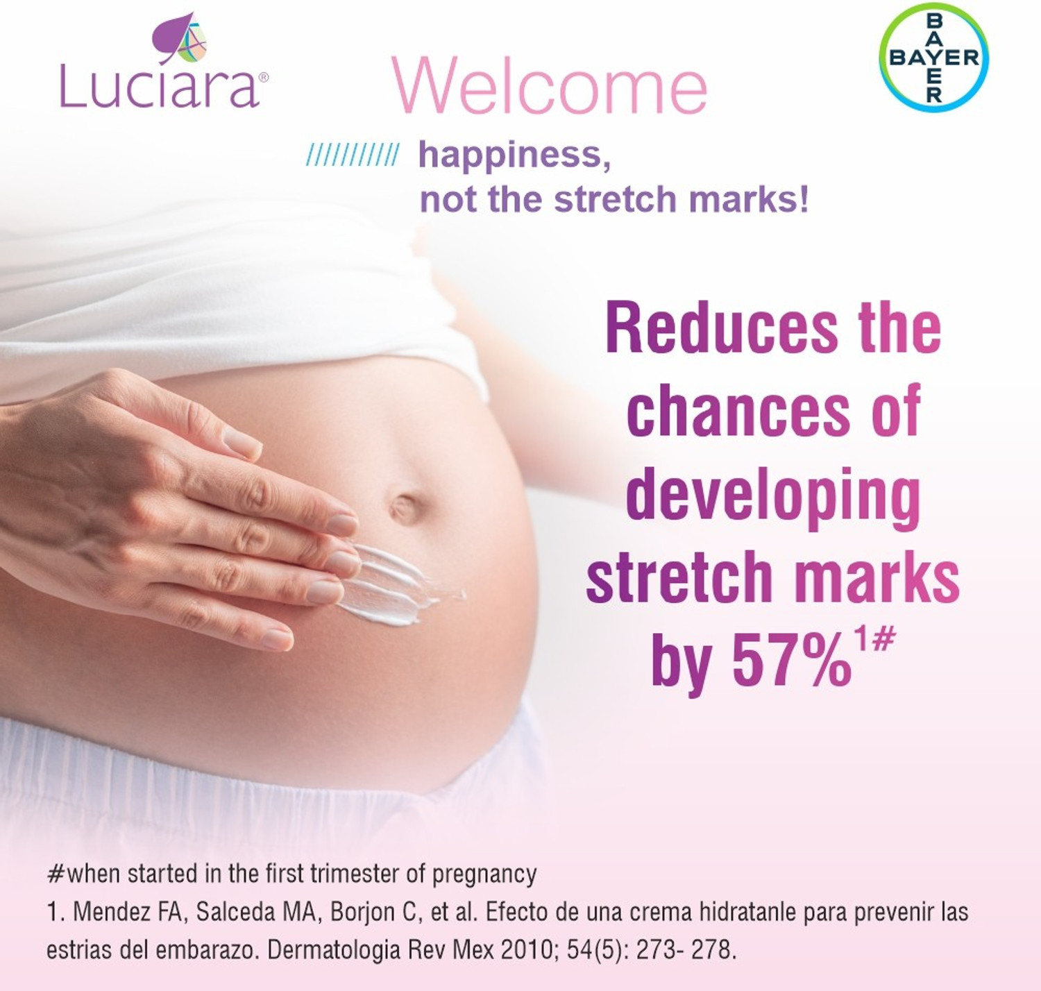 Image of LUCIARA Anti-stretch marks cream, Reduce stretchmarks