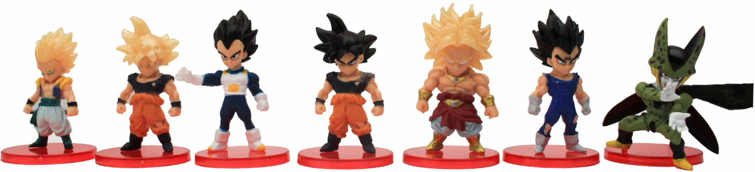 Image of OFFO Dragon Ball Z Anime Chibbi Figures [7-8 cm] For Home Decors, Office Desk and Study Table