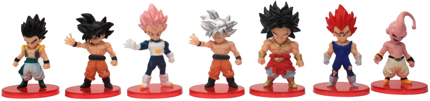 Image of OFFO Dragon Ball Z Anime Chibbi Figures [7-8 cm] For Home Decors, Office Desk and Study Table