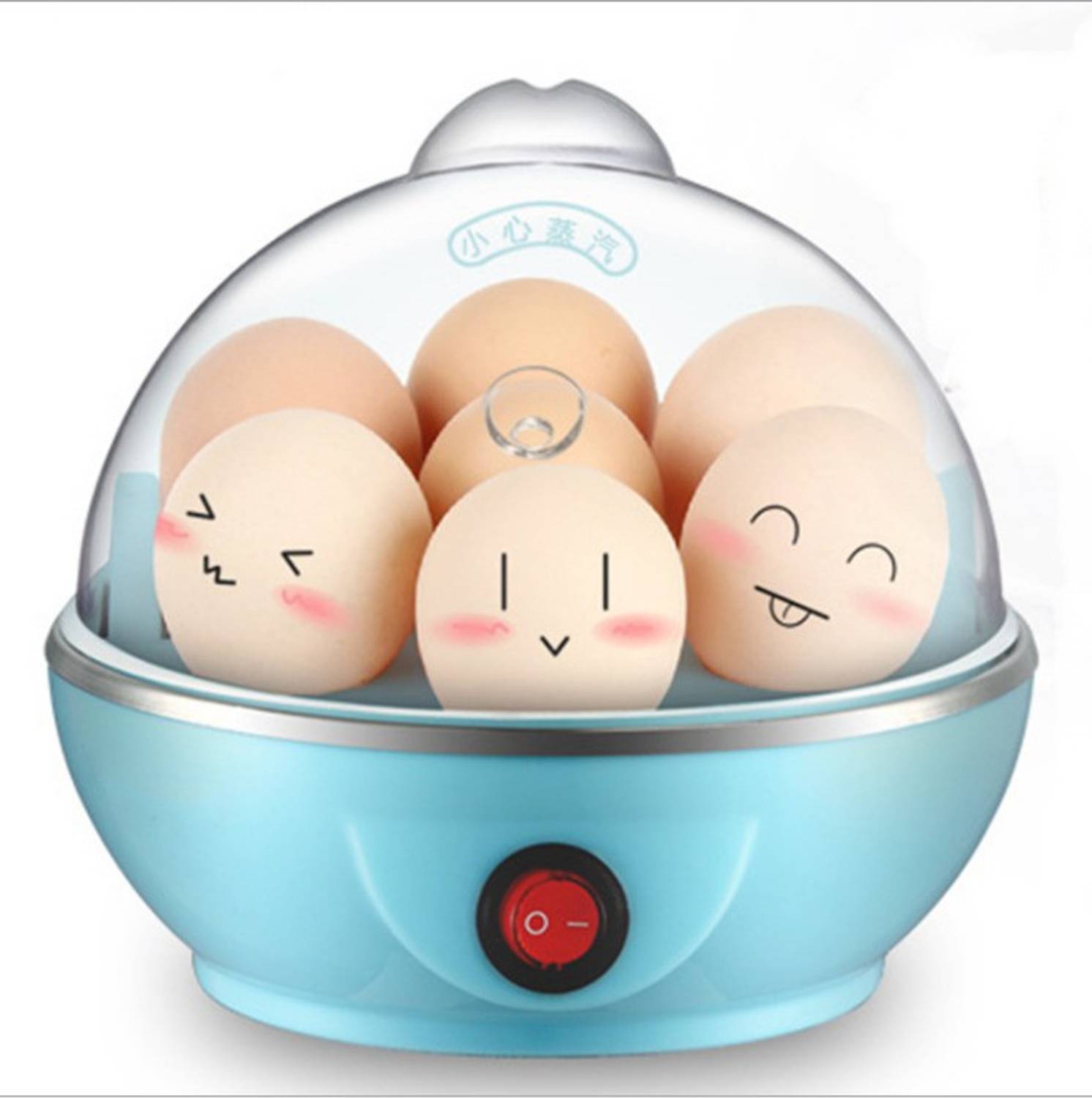 Sitrus Rapid Egg Cooker: 7Egg Capacity Electric Egg Cooker for Hard Boiled Eggs, Poached , Scrambled multicolor Egg Cooker