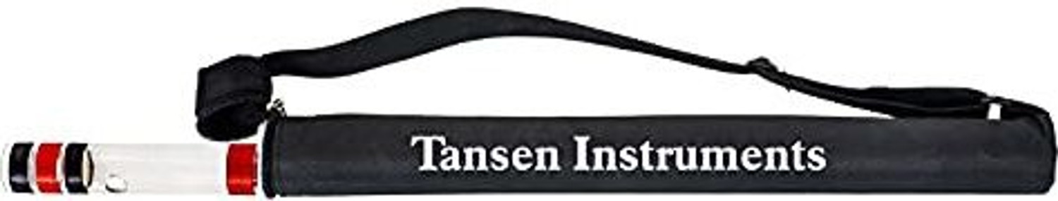 Image of Tansen Instruments Acrylic (Transparent ) C Sharp Medium Professional Flute, 18.5 inches with Free Carry Bag Fiber Glass Flute