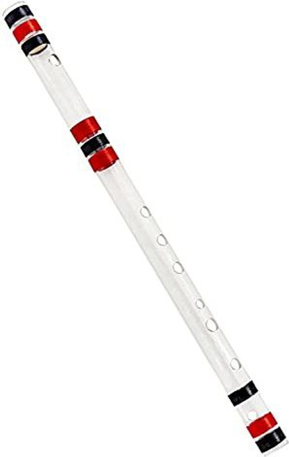 Image of Tansen Instruments Acrylic (Transparent ) C Sharp Medium Professional Flute, 18.5 inches with Free Carry Bag Fiber Glass Flute
