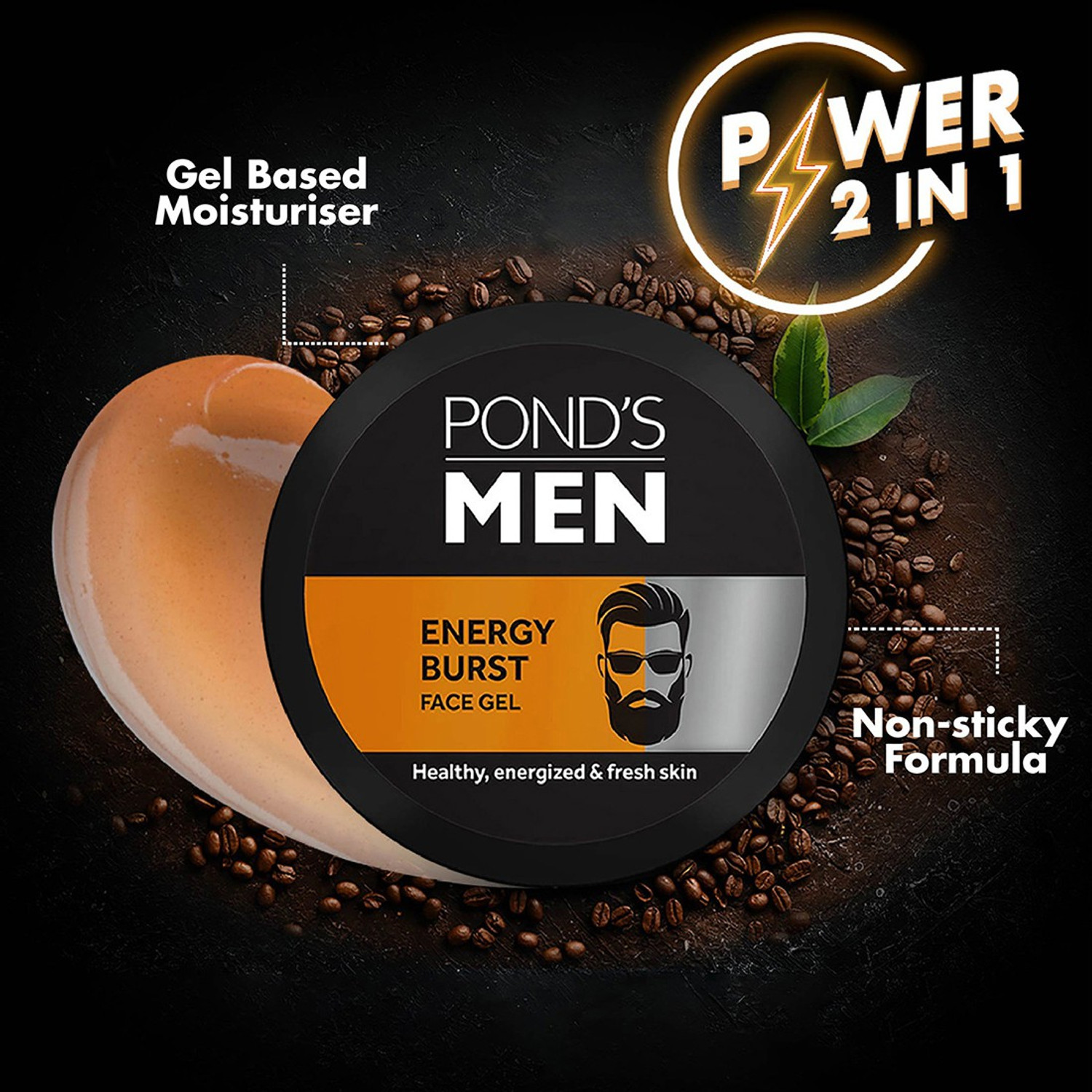 Image of Pond's Men Energy Burst Face Gel (55 g)