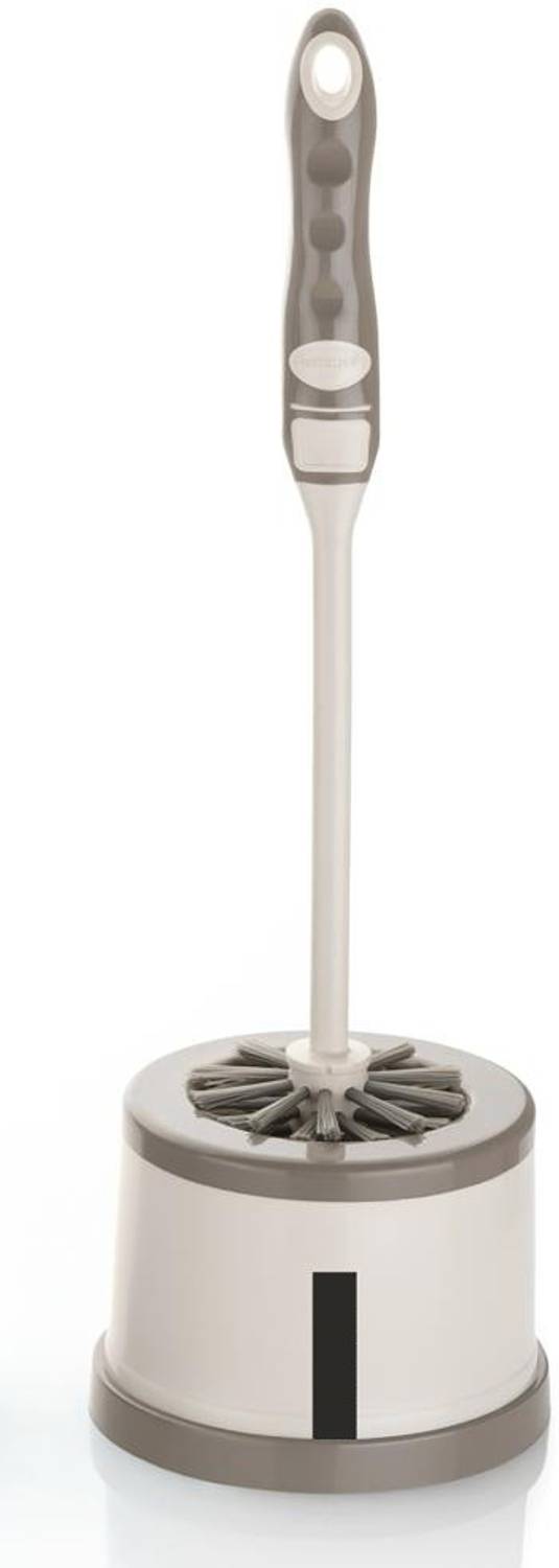 AVAIKSA Round Brush For Toilet & Bathroom Cleaning with Holder