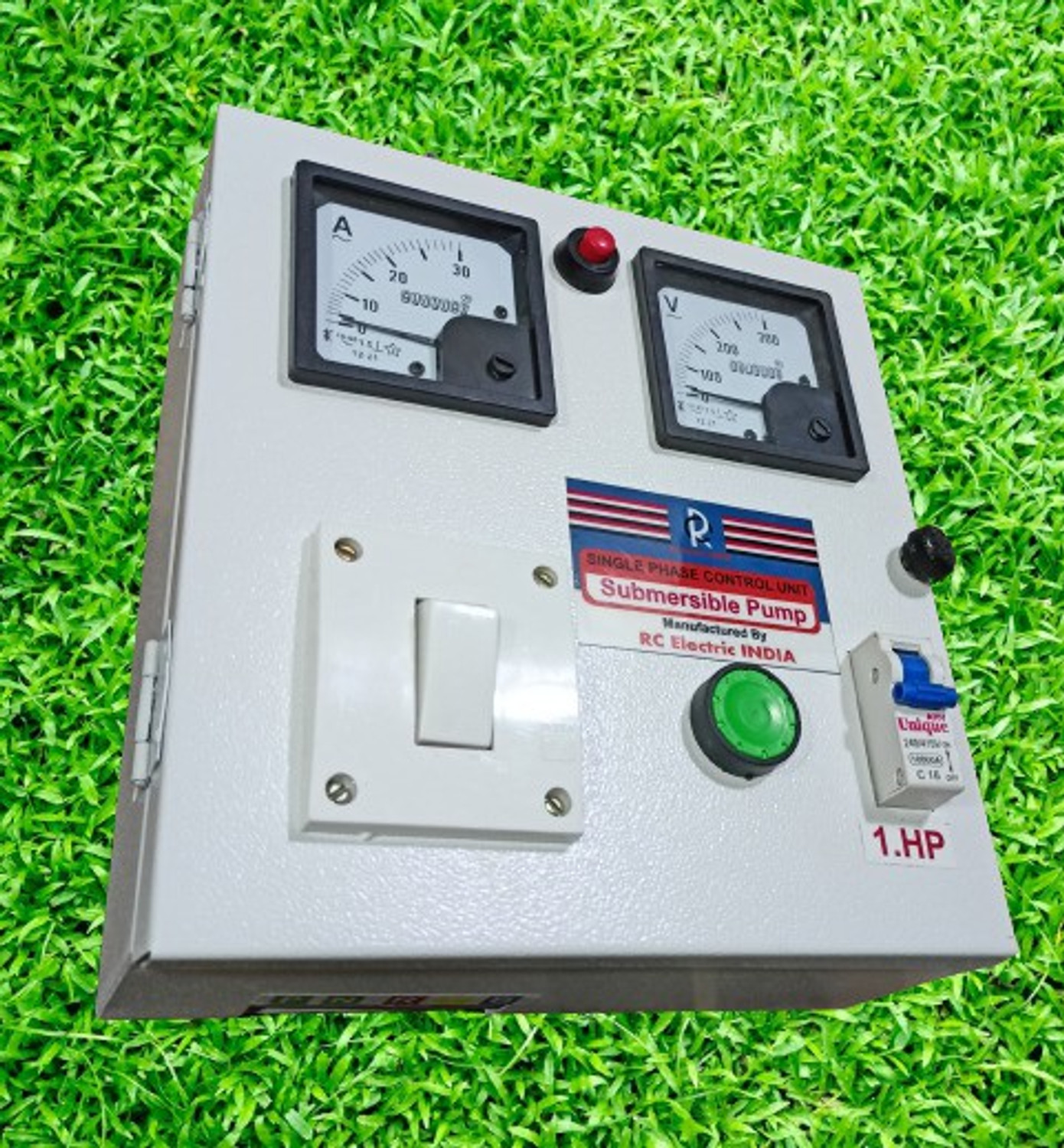 Image of rc electric india 1.HP submersible pump control panel waterfield (RC CONTROL PANEL) Water Pump Starter