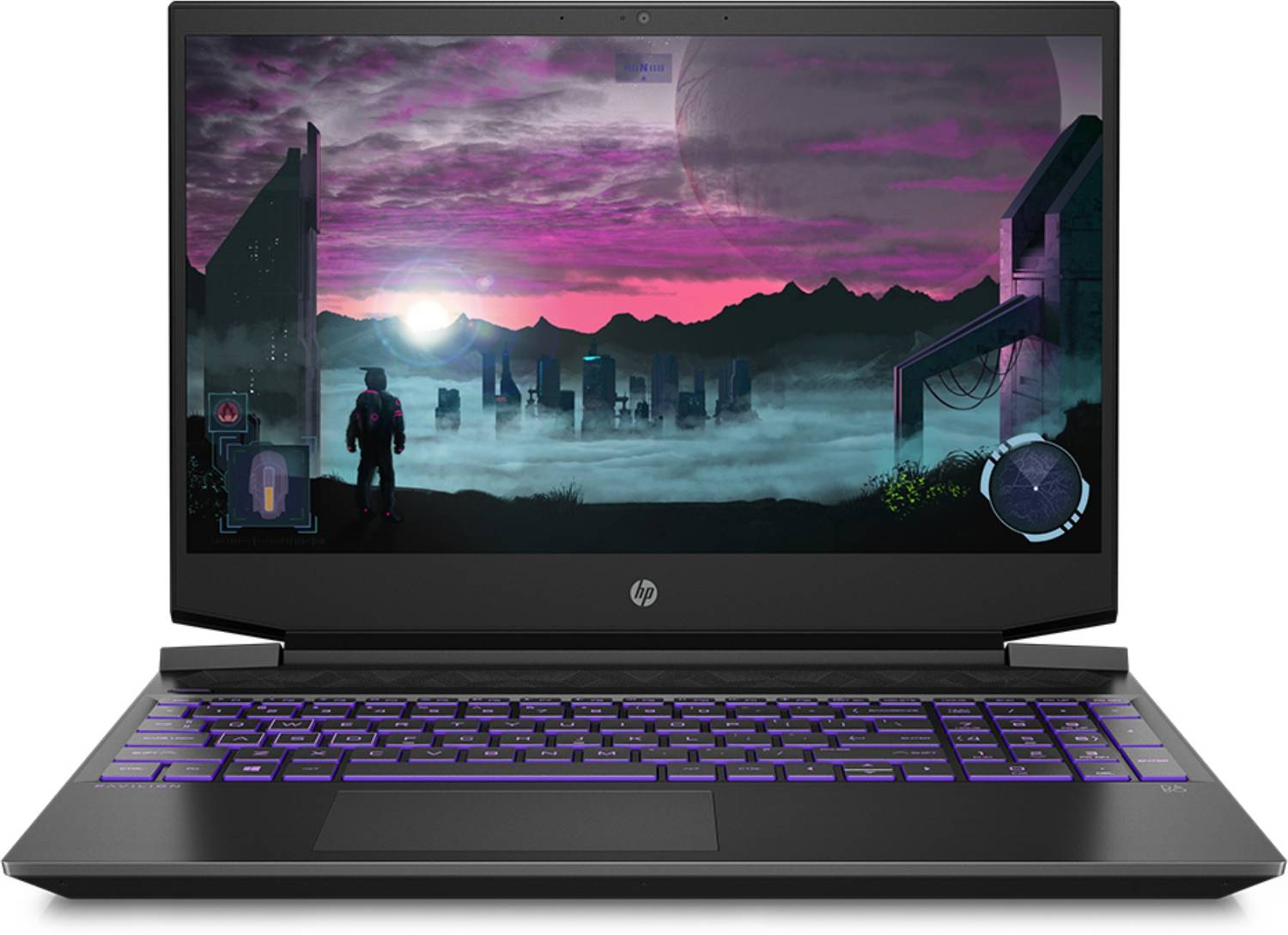 HP Pavilion Ryzen 5 Hexa Core 5600H - (8 GB/512 GB SSD/Windows 11 Home/4 GB Graphics/NVIDIA GeForce GTX 3050) 15-EC2145AX Gaming Laptop  (15.6 inch, Shadow Black & Ultra Violet, 1.98 kg)