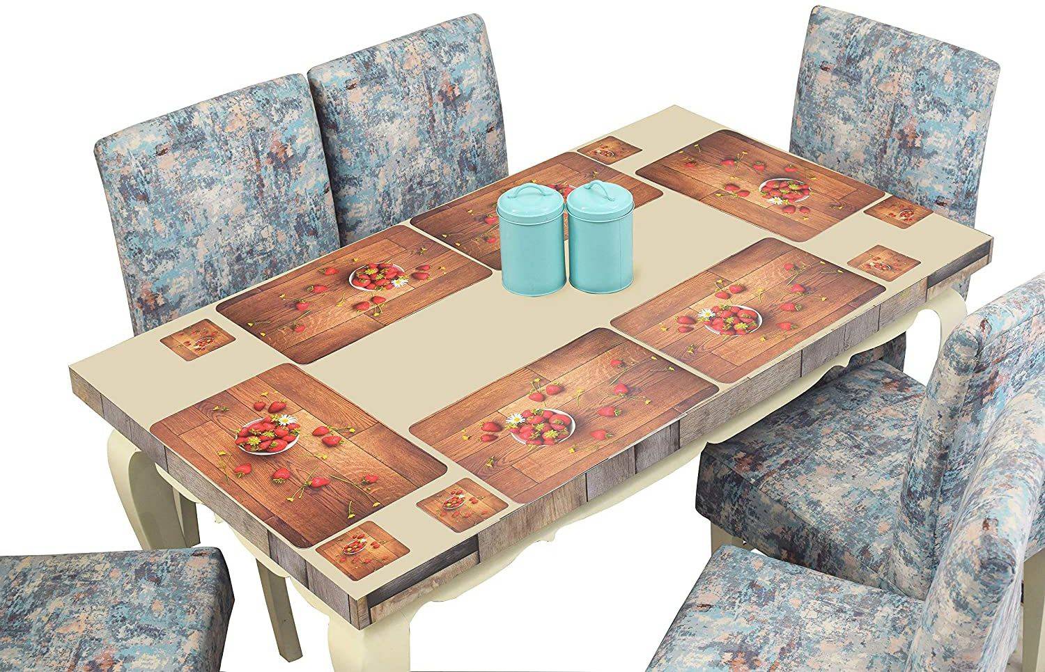 Bluegrass Rectangular Pack of 6 Table Placemat