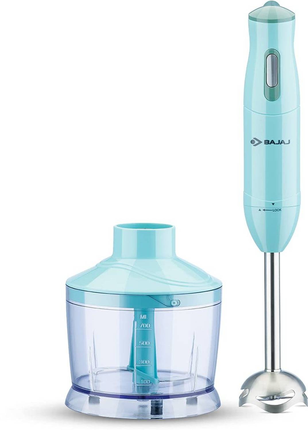 BAJAJ 300 W Green Hand Blender (HB 22)
