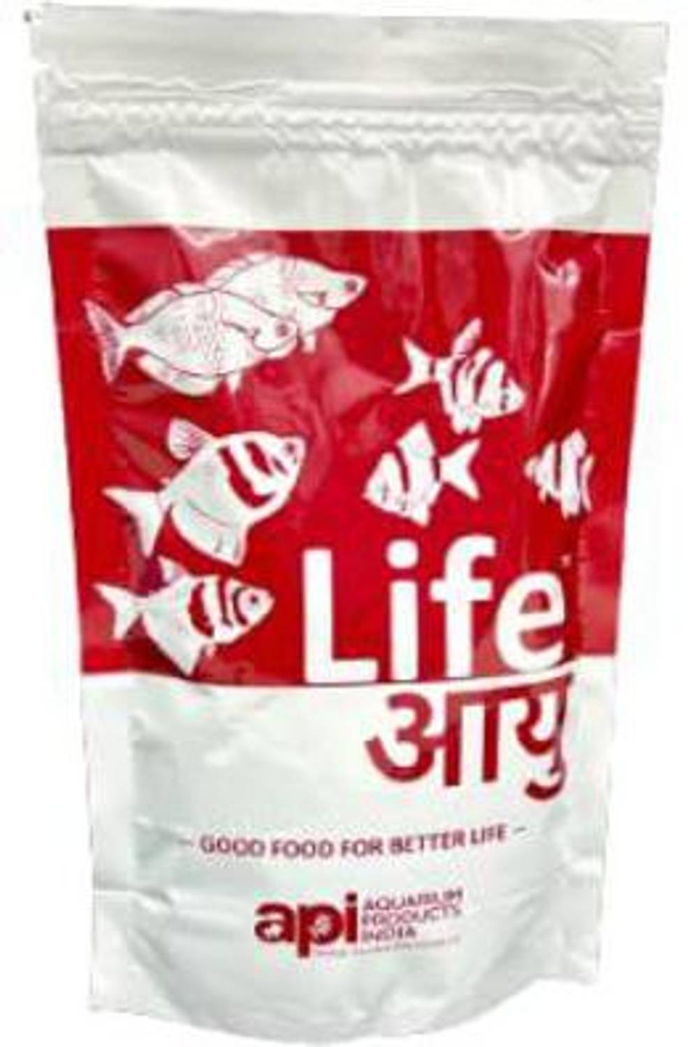 API Aquarium Products India Life Aayu Color Enhancing- 100g (Medium) Sea Food 0.1 kg Dry Young Fish Food