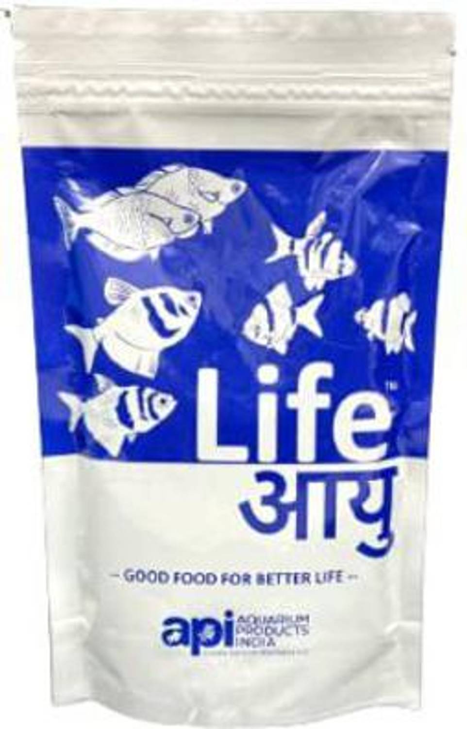 API Aquarium Products India Life Aayu Fish Food for Freshwater Fishes (Medium) Sea Food 0.1 kg Dry Adult Fish Food