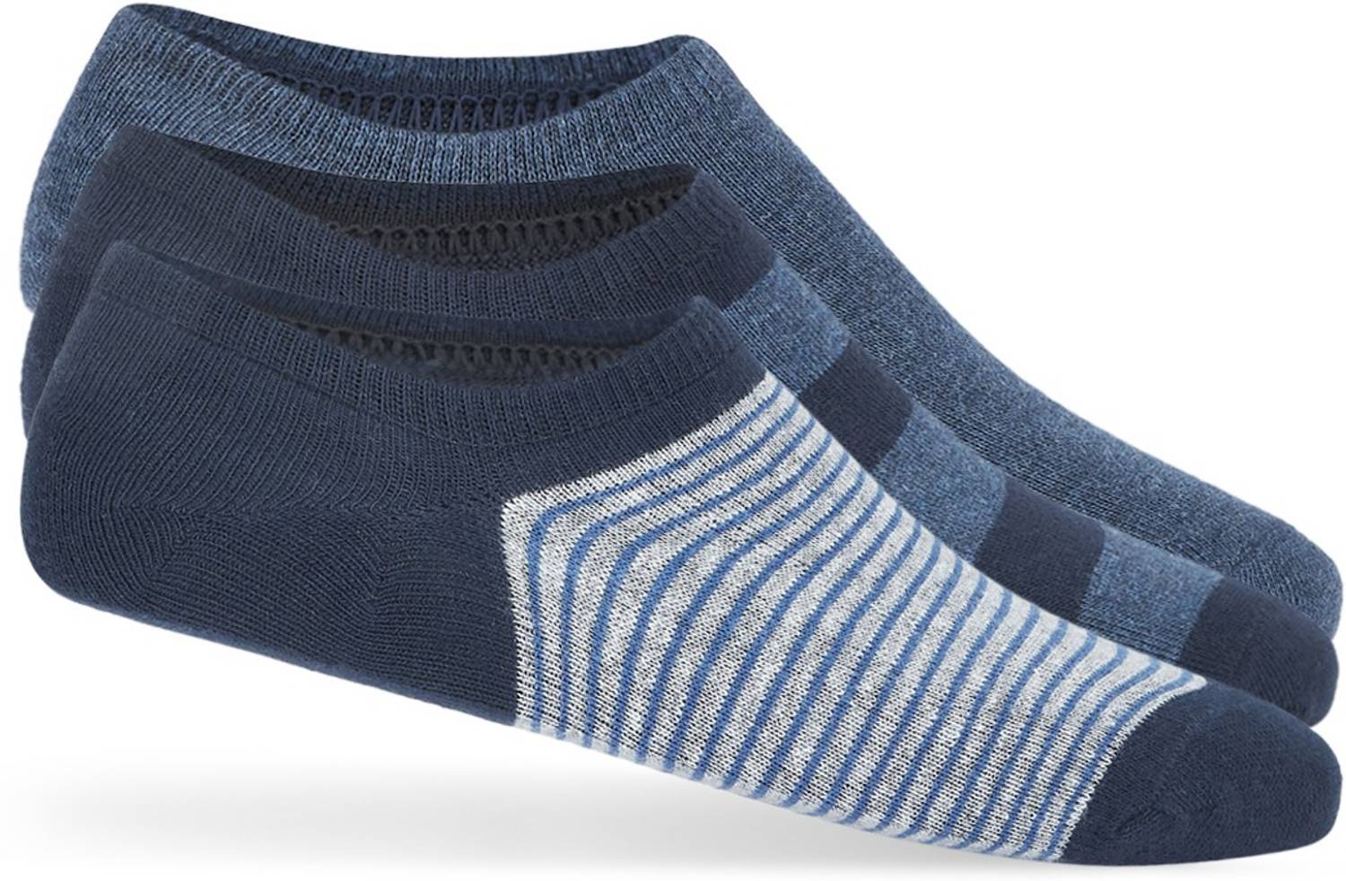 Ajile By Pantaloons Men Striped Low Cut