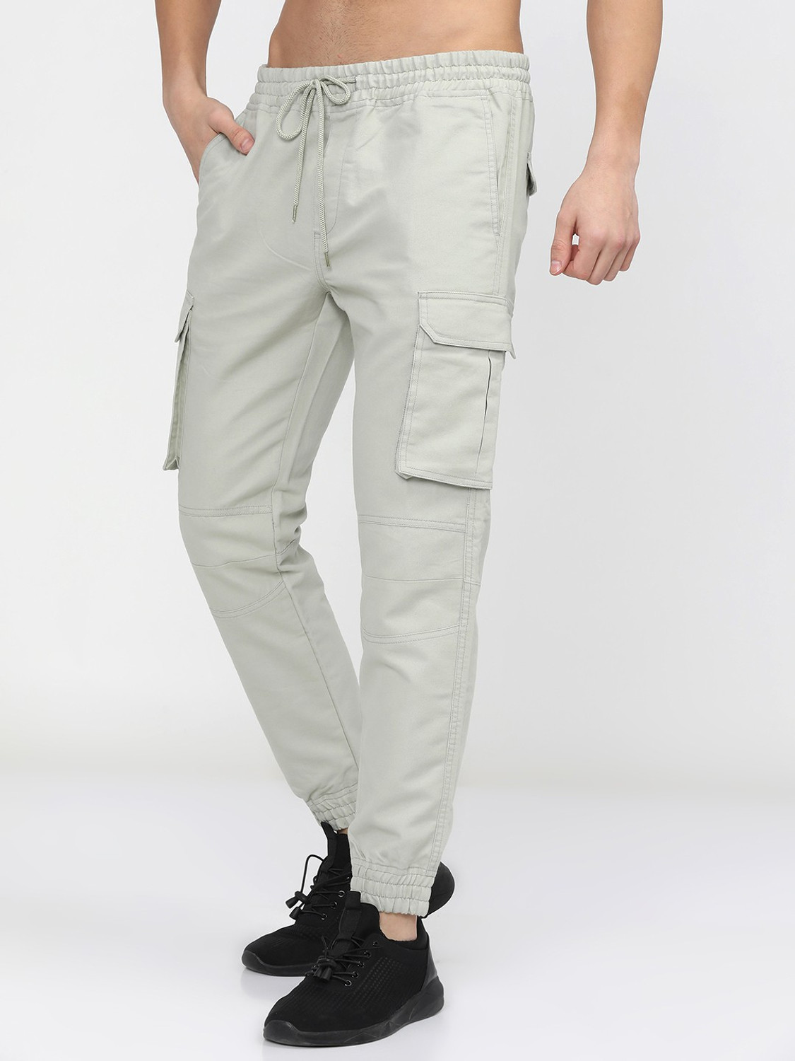 Image of KETCH Tapered Men Light Green Trousers