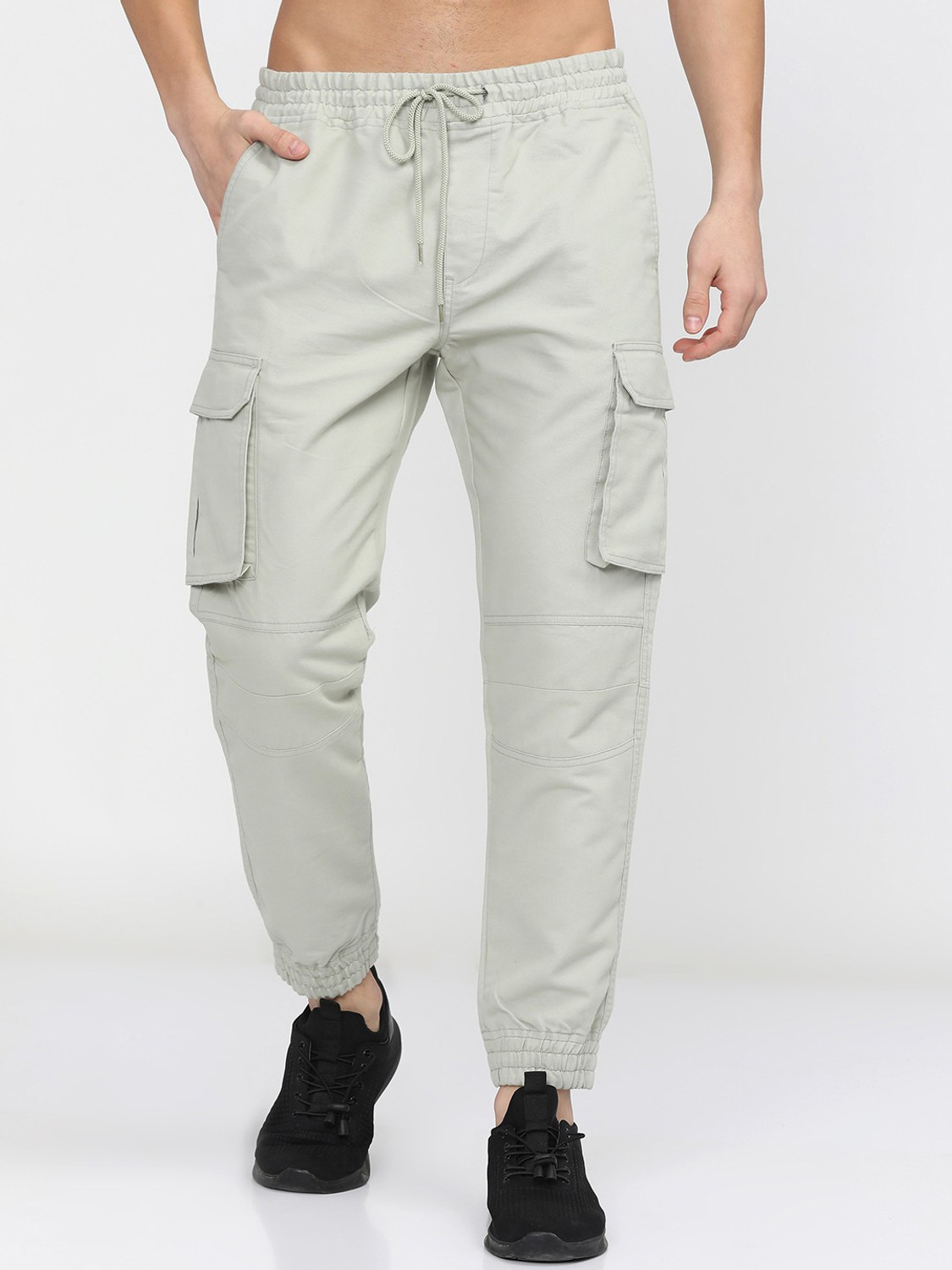 Image of KETCH Tapered Men Light Green Trousers