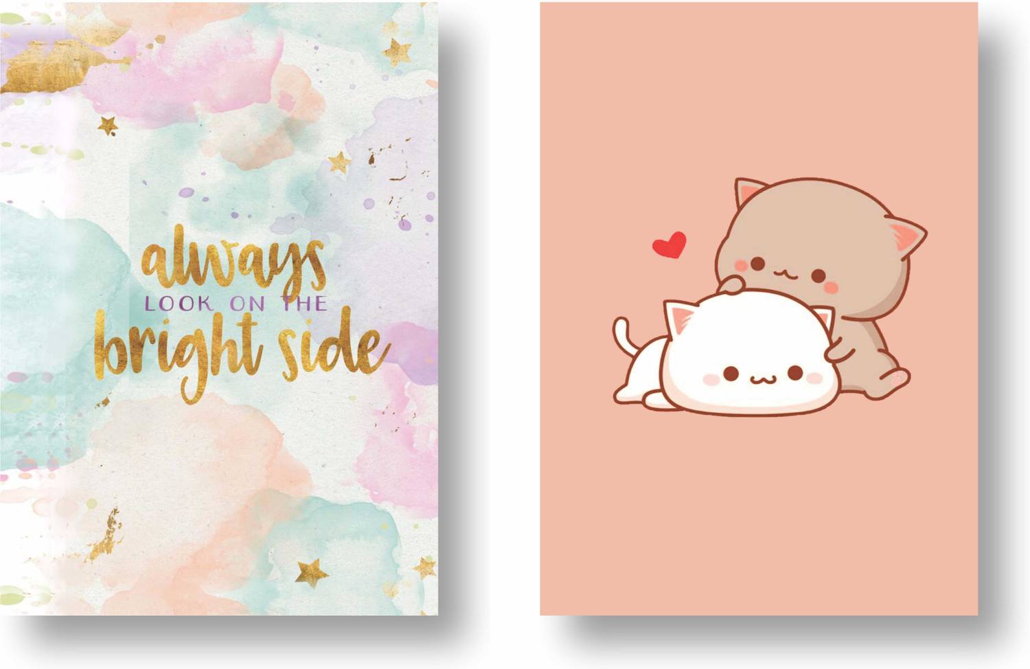 3DS Note book A5 Diary Unruled 80 Pages