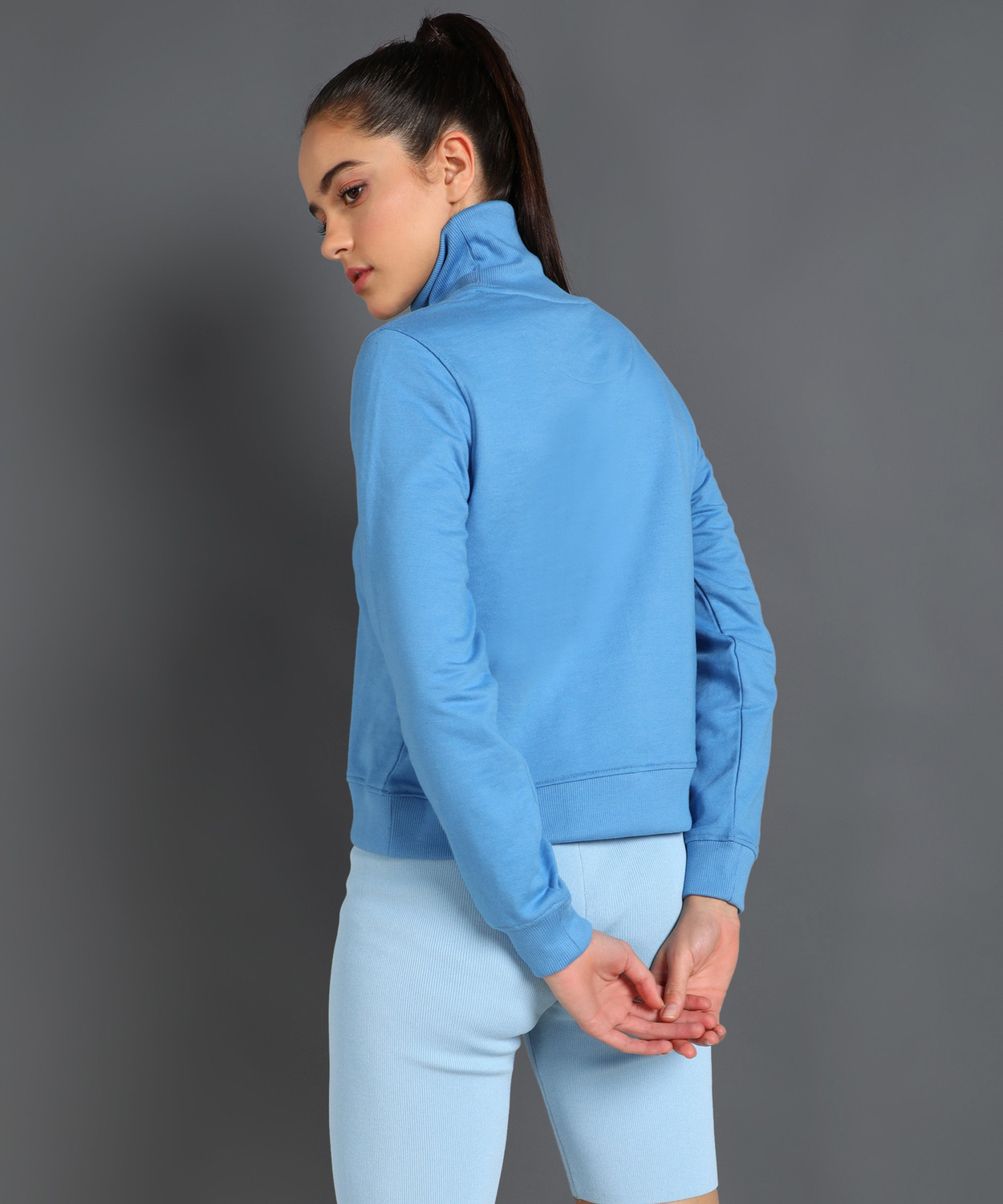 Image of SLAZENGER Full Sleeve Graphic Print Women Sweatshirt