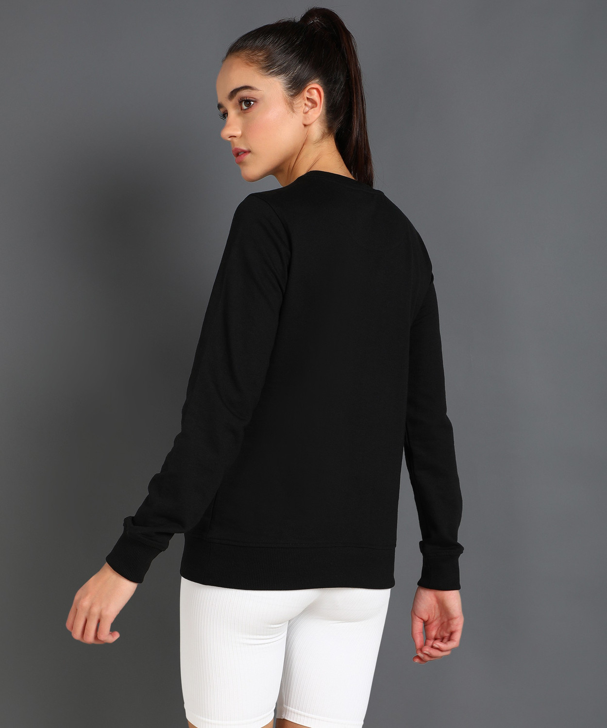Image of SLAZENGER Full Sleeve Graphic Print Women Sweatshirt