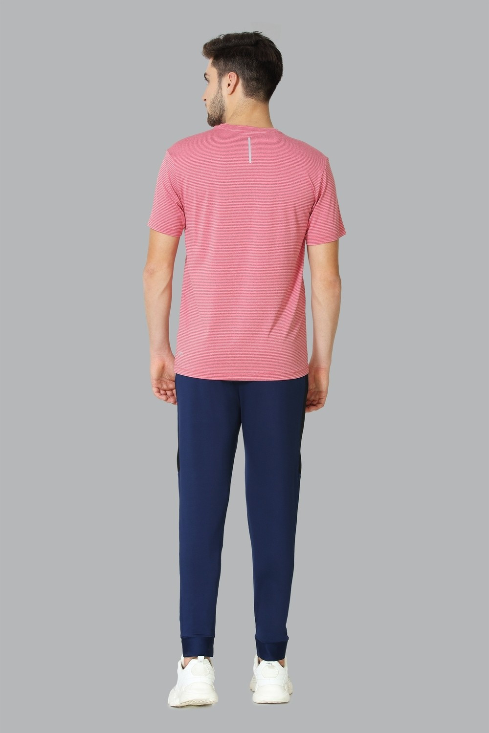 Image of VAN HEUSEN Performance Swift Dry And 4 Way Stretch Solid Men Dark Blue Track Pants