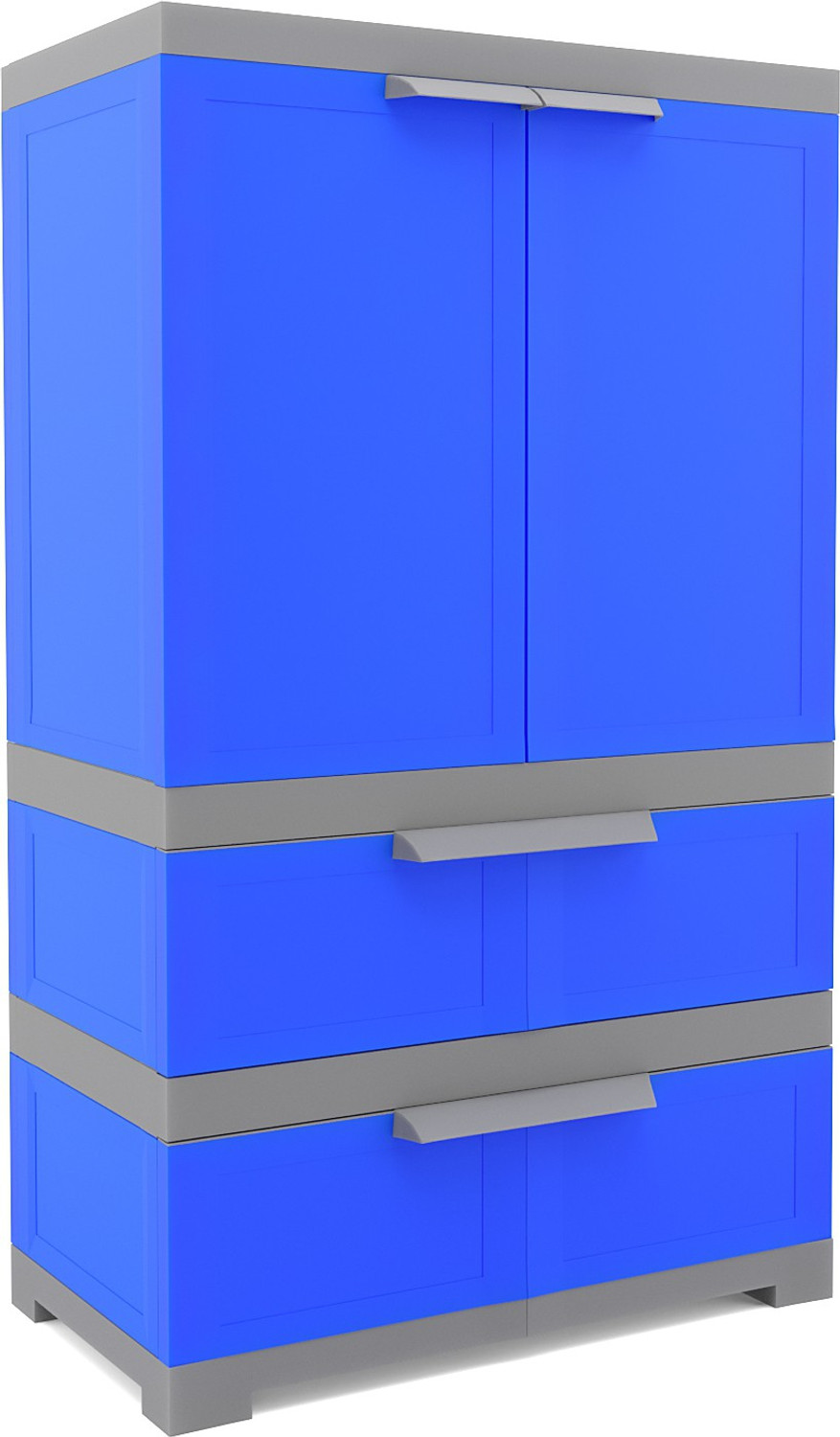 Image of Nilkamal FMDR2B Plastic Free Standing Cabinet