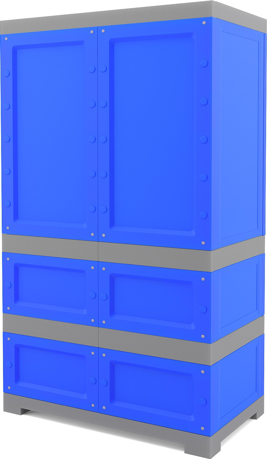 Image of Nilkamal FMDR2B Plastic Free Standing Cabinet