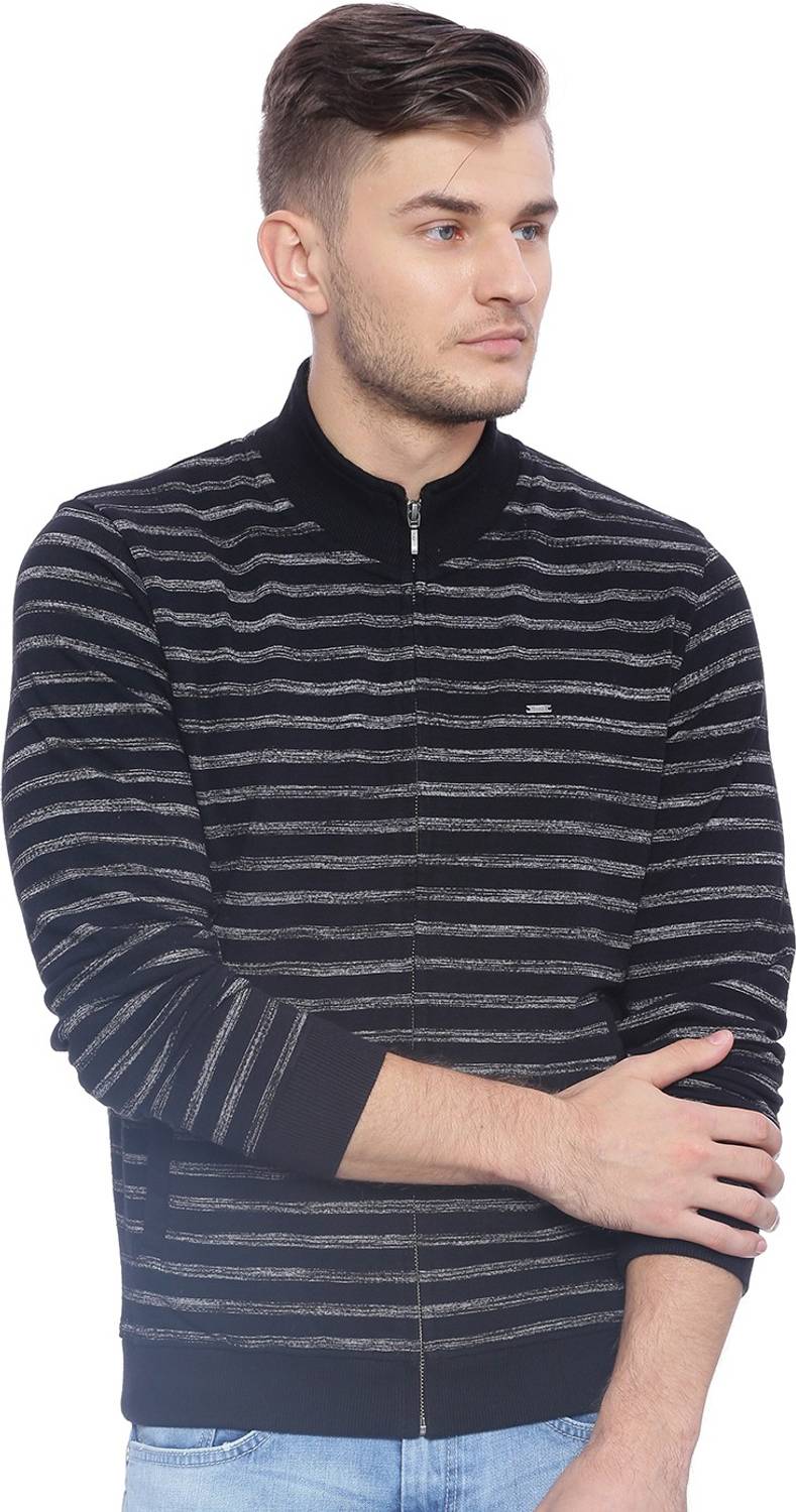 BASICS Full Sleeve Striped Men Jacket