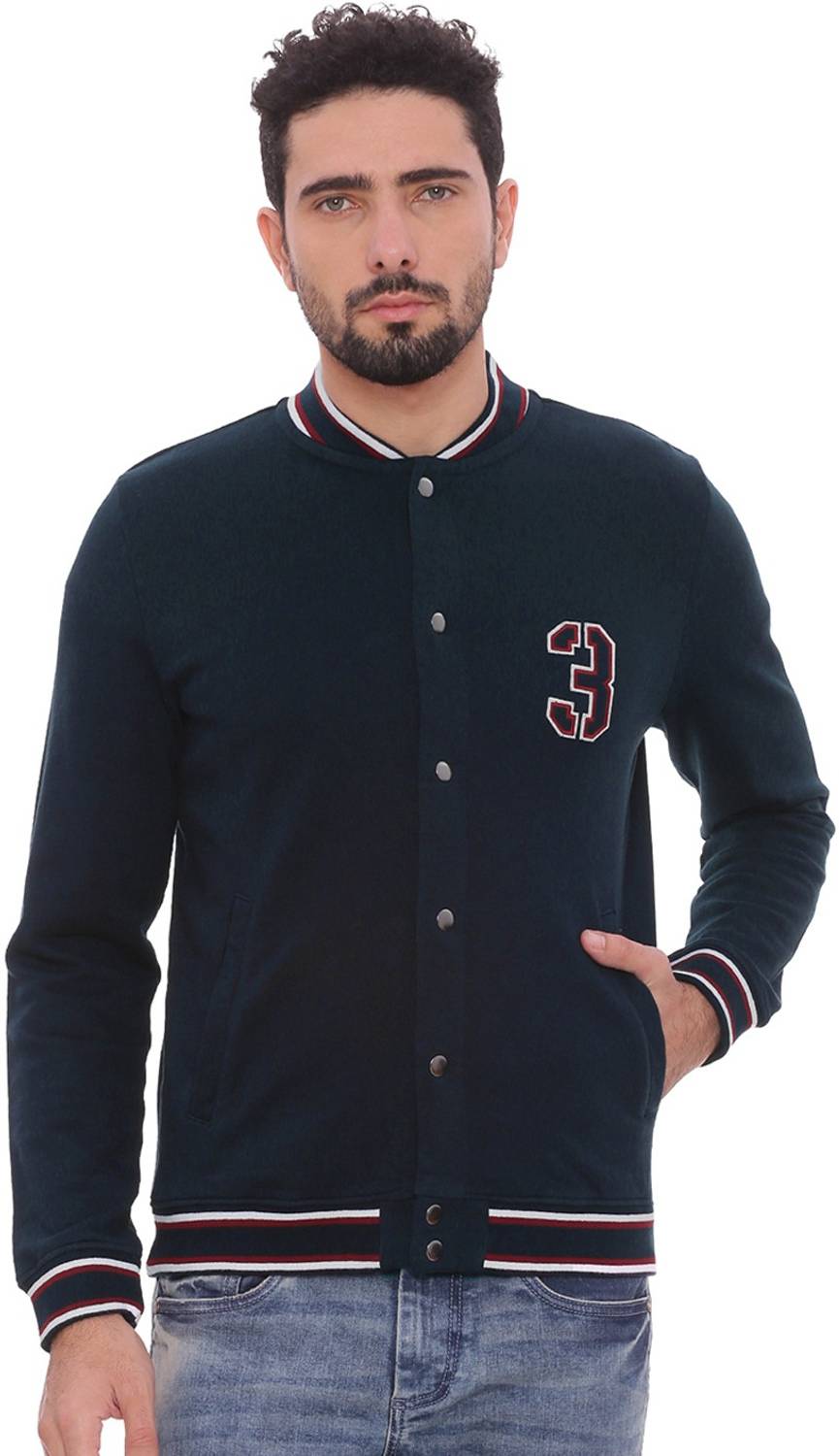 BASICS Full Sleeve Solid Men Jacket