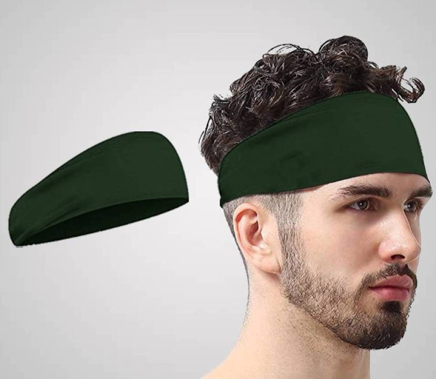 Bismaadh Men & Women Sweat Head Bands for Running, Sports Workout/Exercise Fitness Band